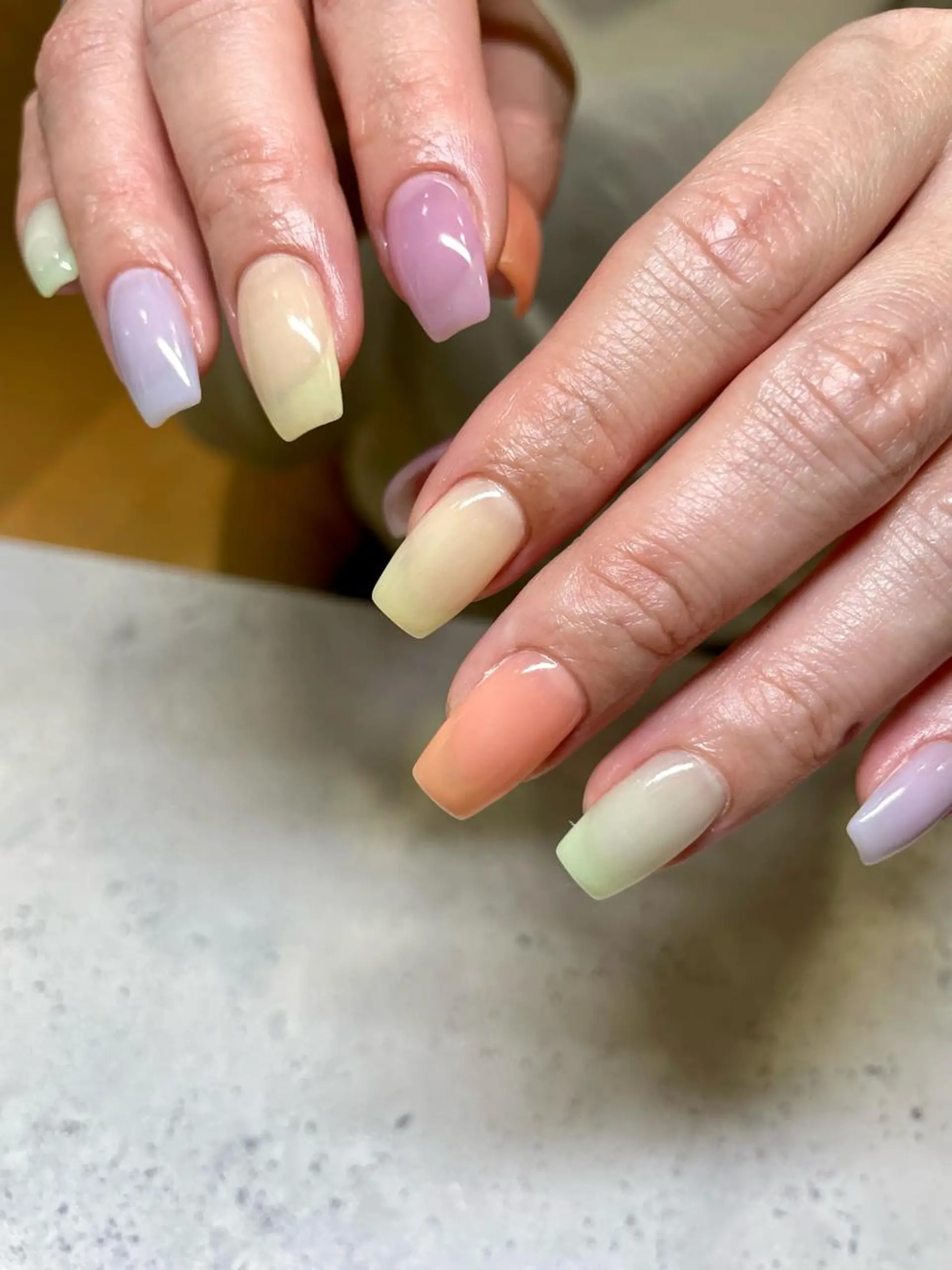 ネイル ワンカラーネイル ハンドネイル Labelta 眞榮田のネイルデザイン