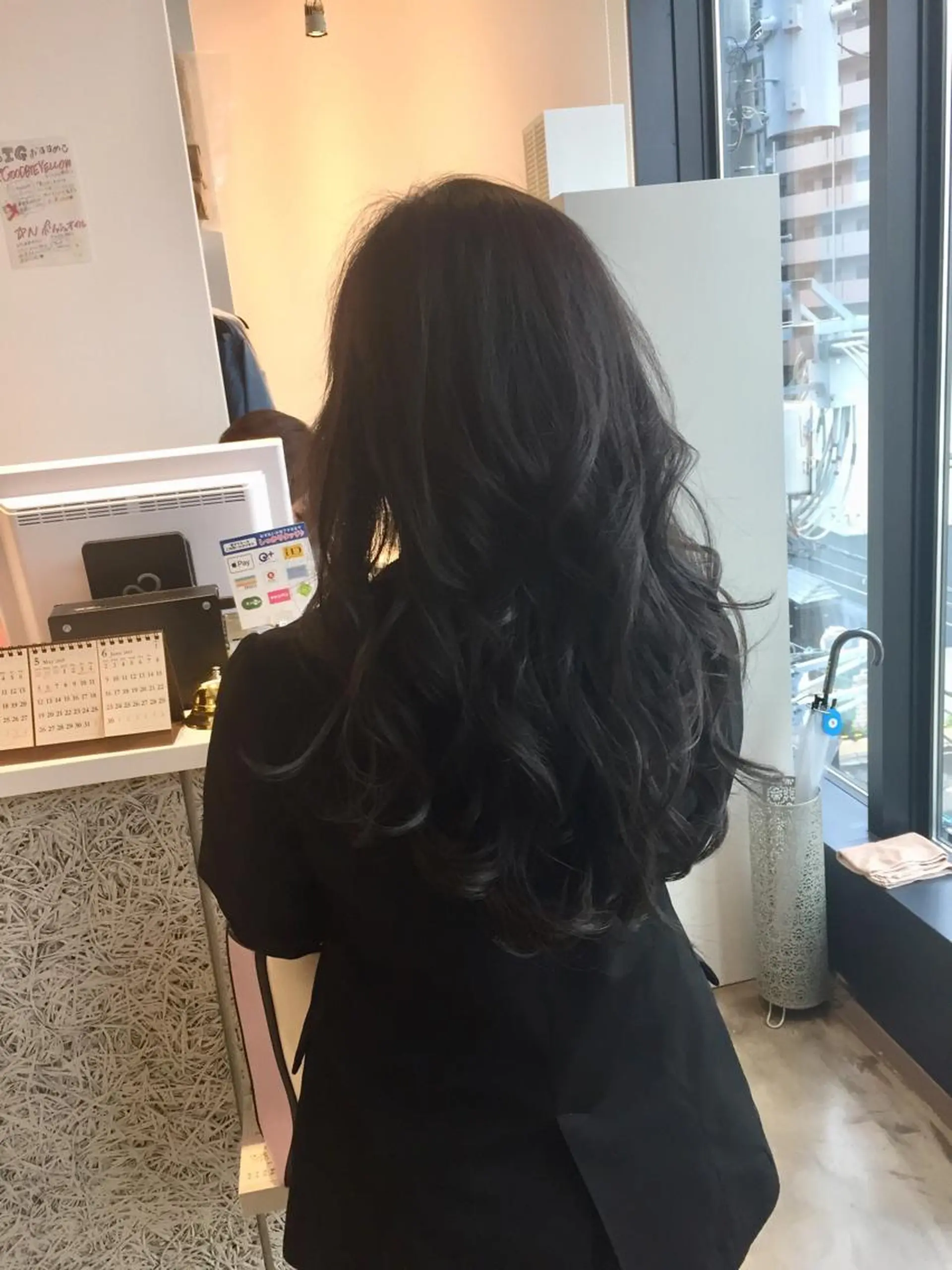 セミロング アッシュ カット ヘアカラー トリートメント ヘッドスパ 所渉/韓国レイヤー /ウルフカットのヘアスタイル