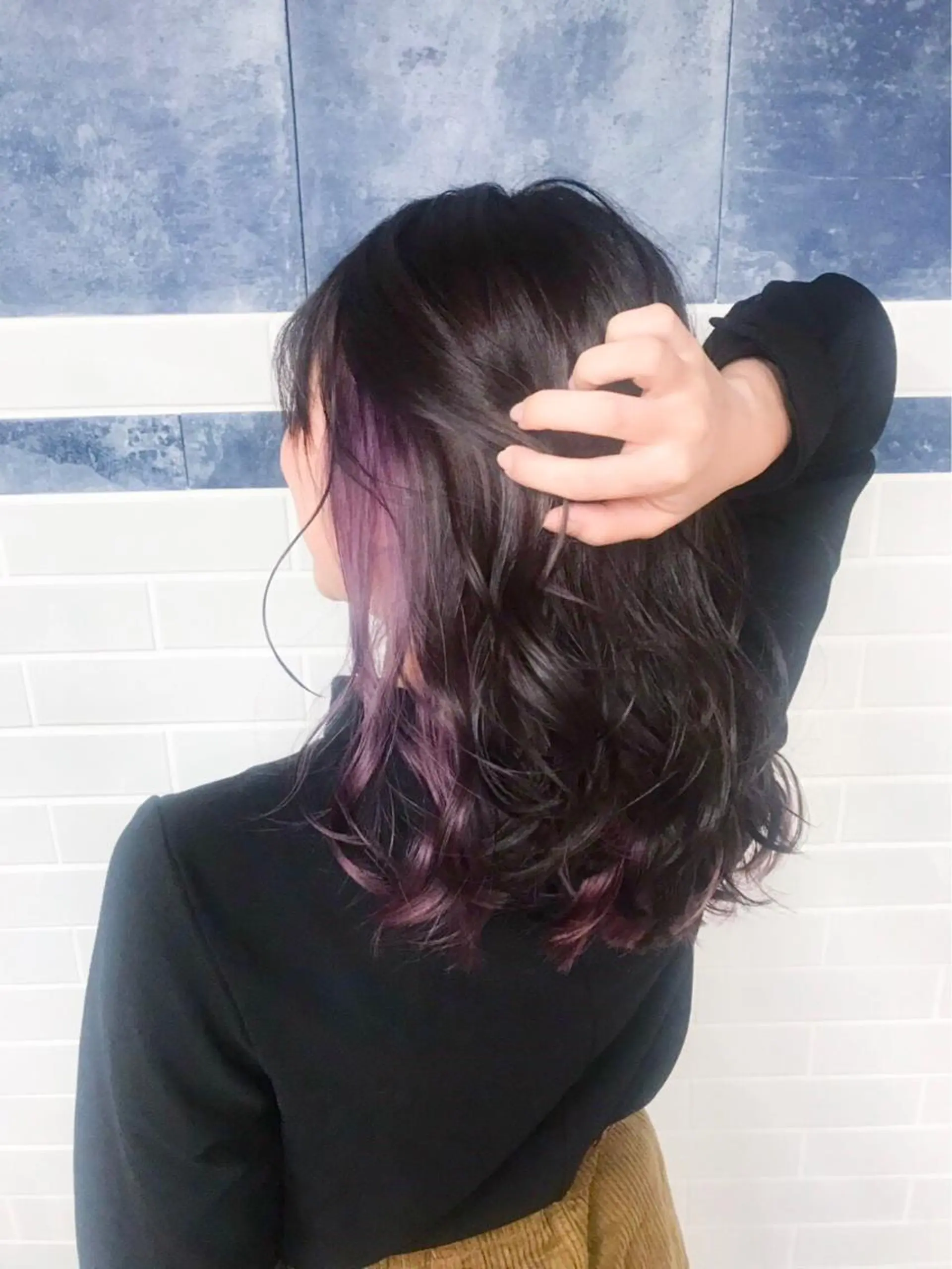 セミロング カラー インナーカラー カット ヘアカラー ❤️Ruminate 日暮里店❤️のヘアスタイル