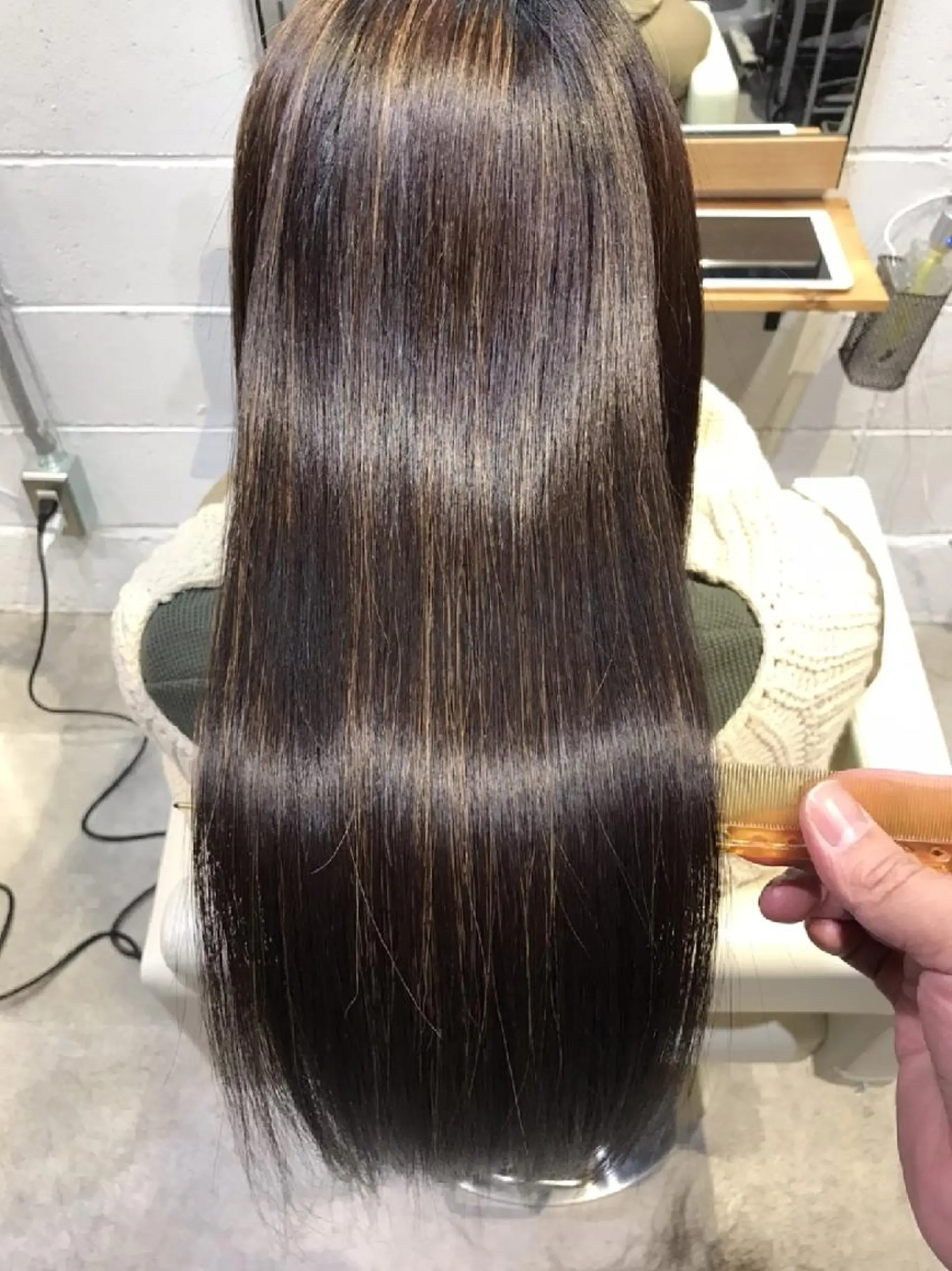 ロング カラー 加藤 健太のヘアスタイル