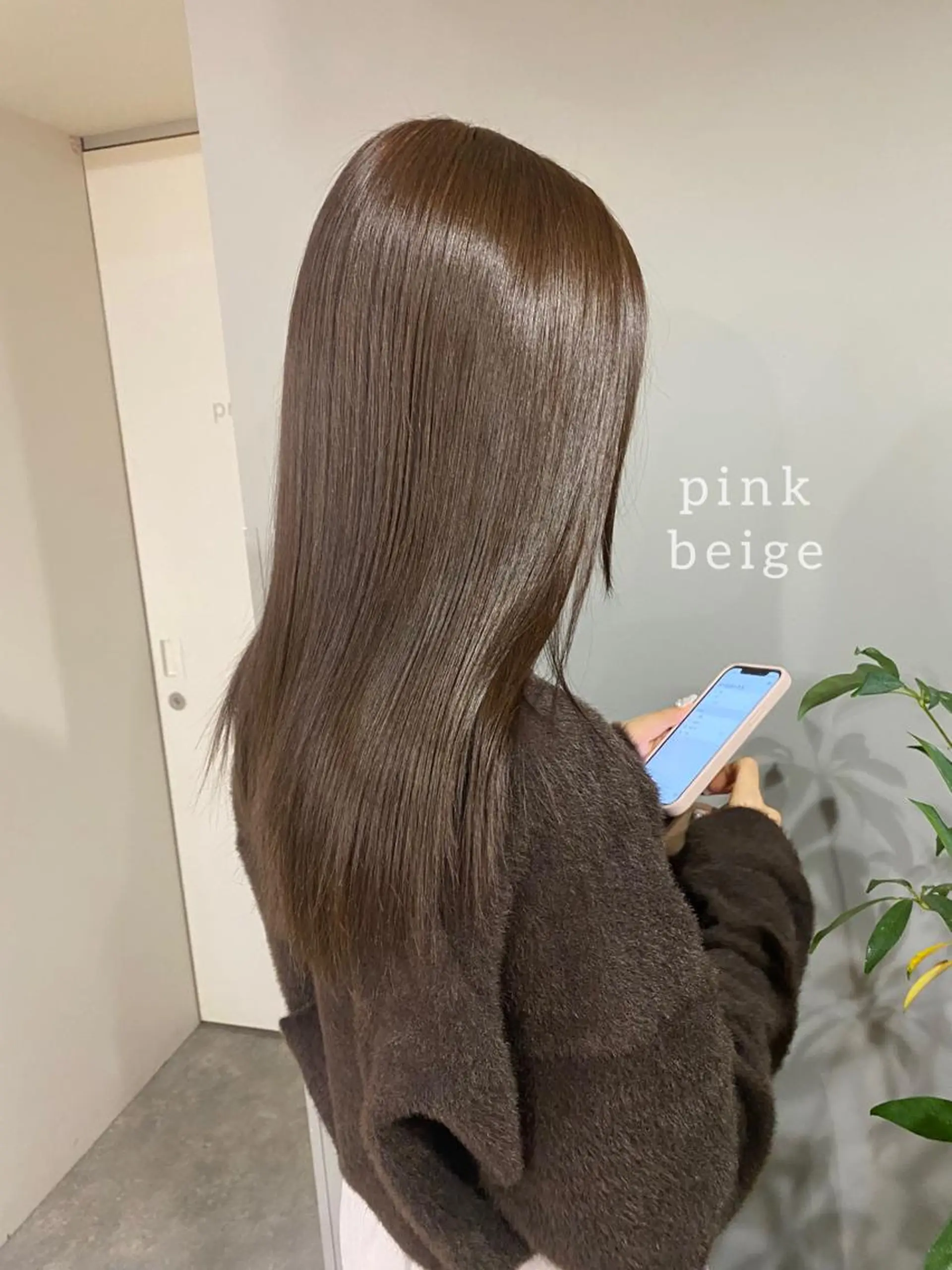 セミロング カラー ヘアアレンジ ベージュカラー 透明感カラー ピンクカラー トリートメント ヘアカラー ボブ /ニュアンス/ satomi🧸💖のヘアスタイル