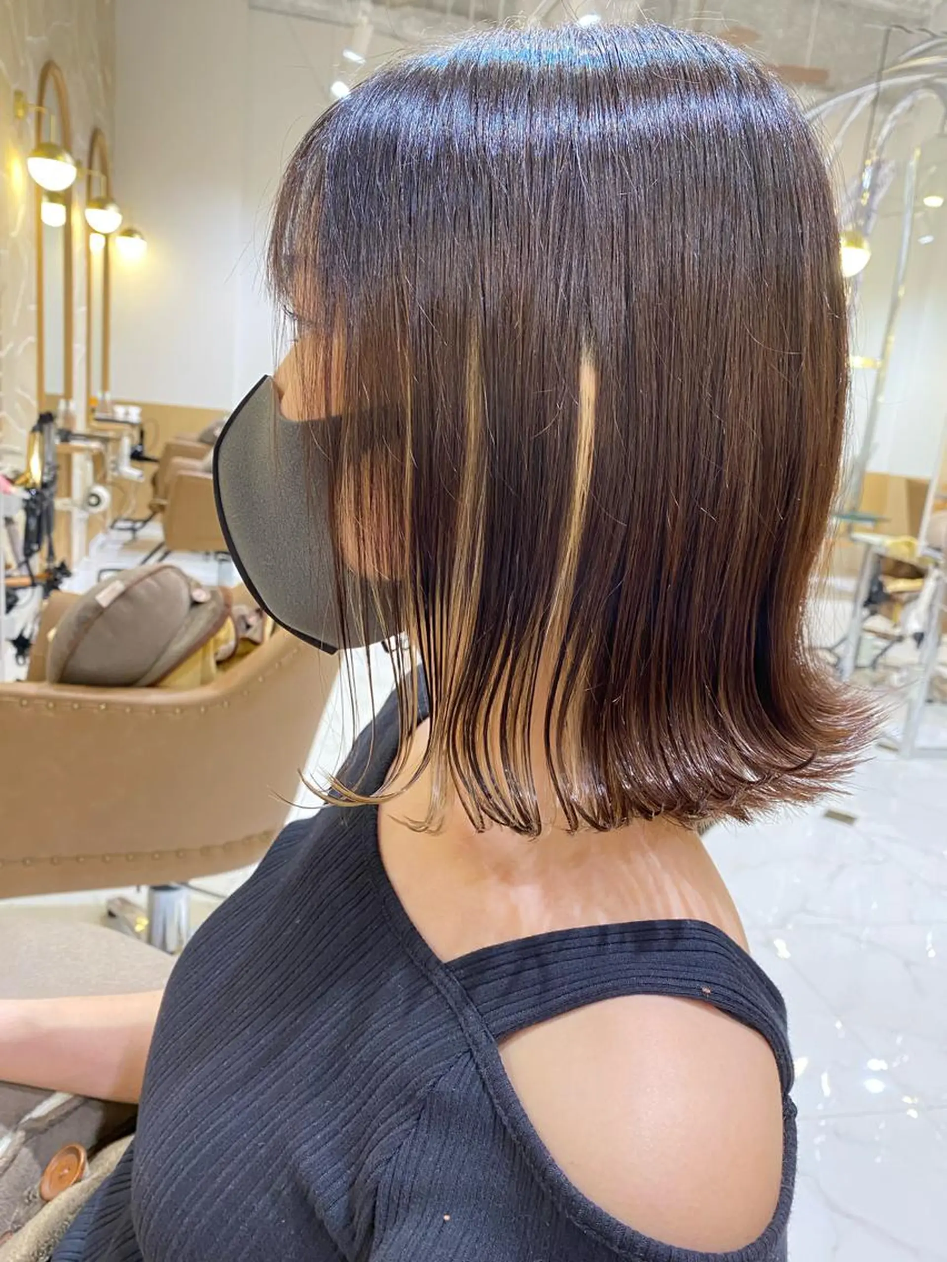 ショート ボブ カット トリートメント 坂井 茅聖のヘアスタイル