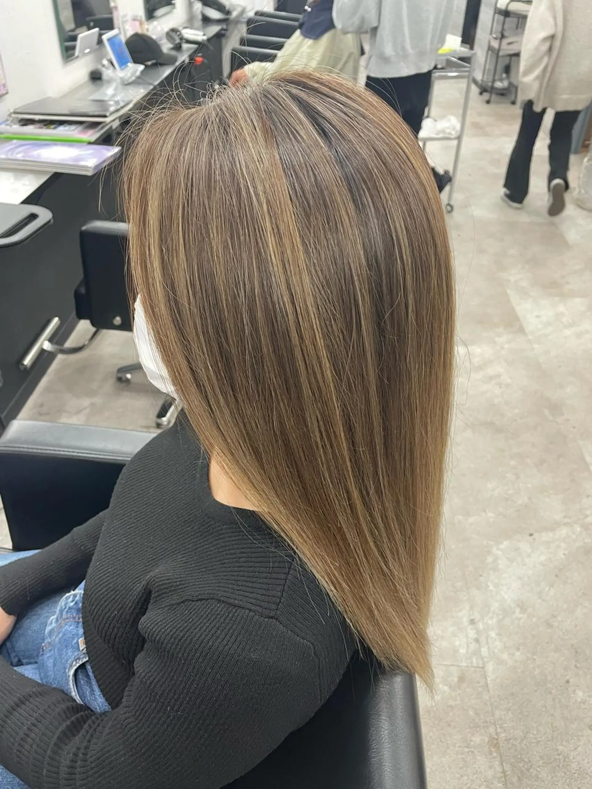 ロング カット ヘアカラー トリートメント someya 🥀のヘアスタイル