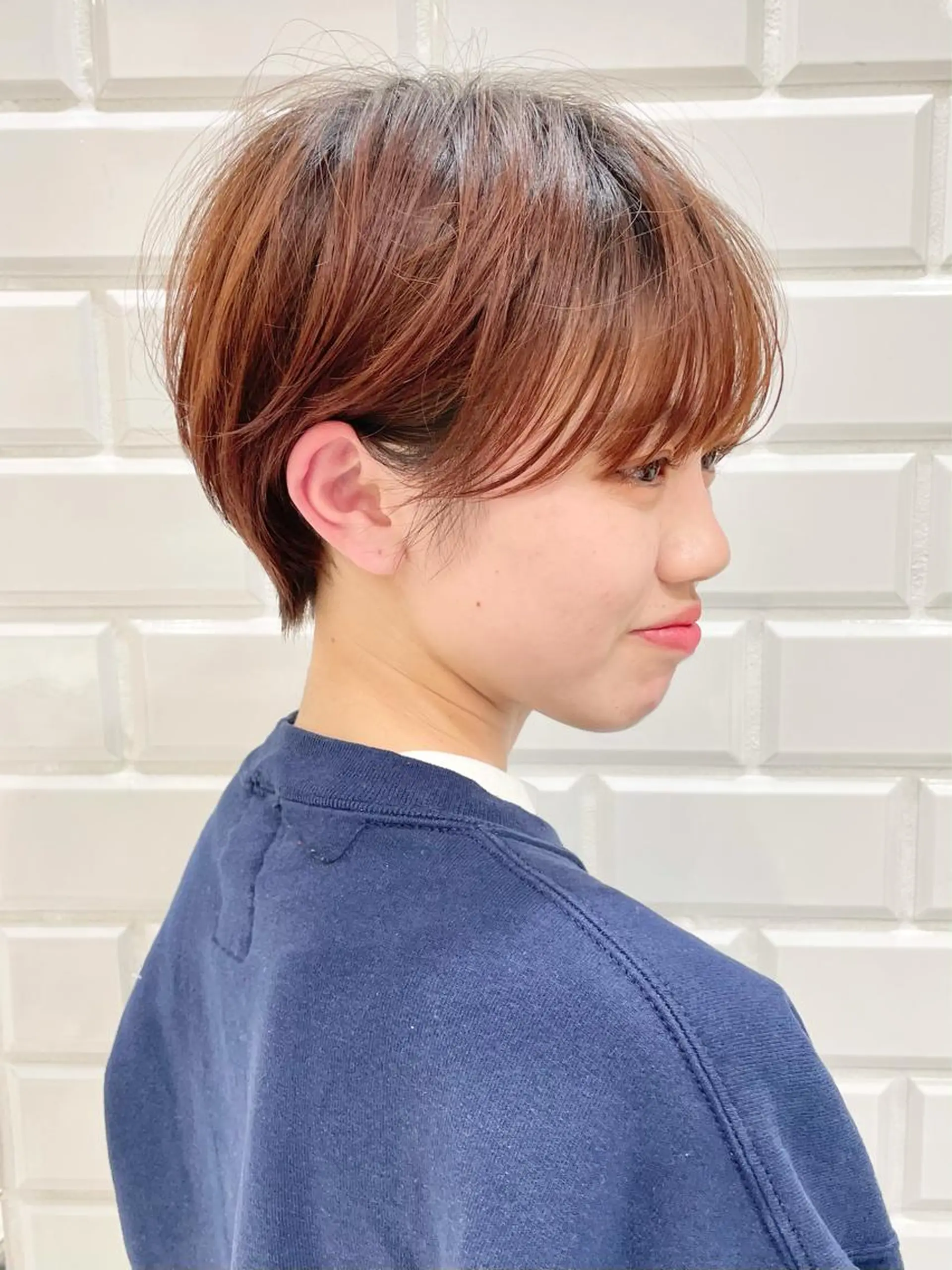 ショート クロスパーマ松永裕久 似合わせカットのヘアスタイル