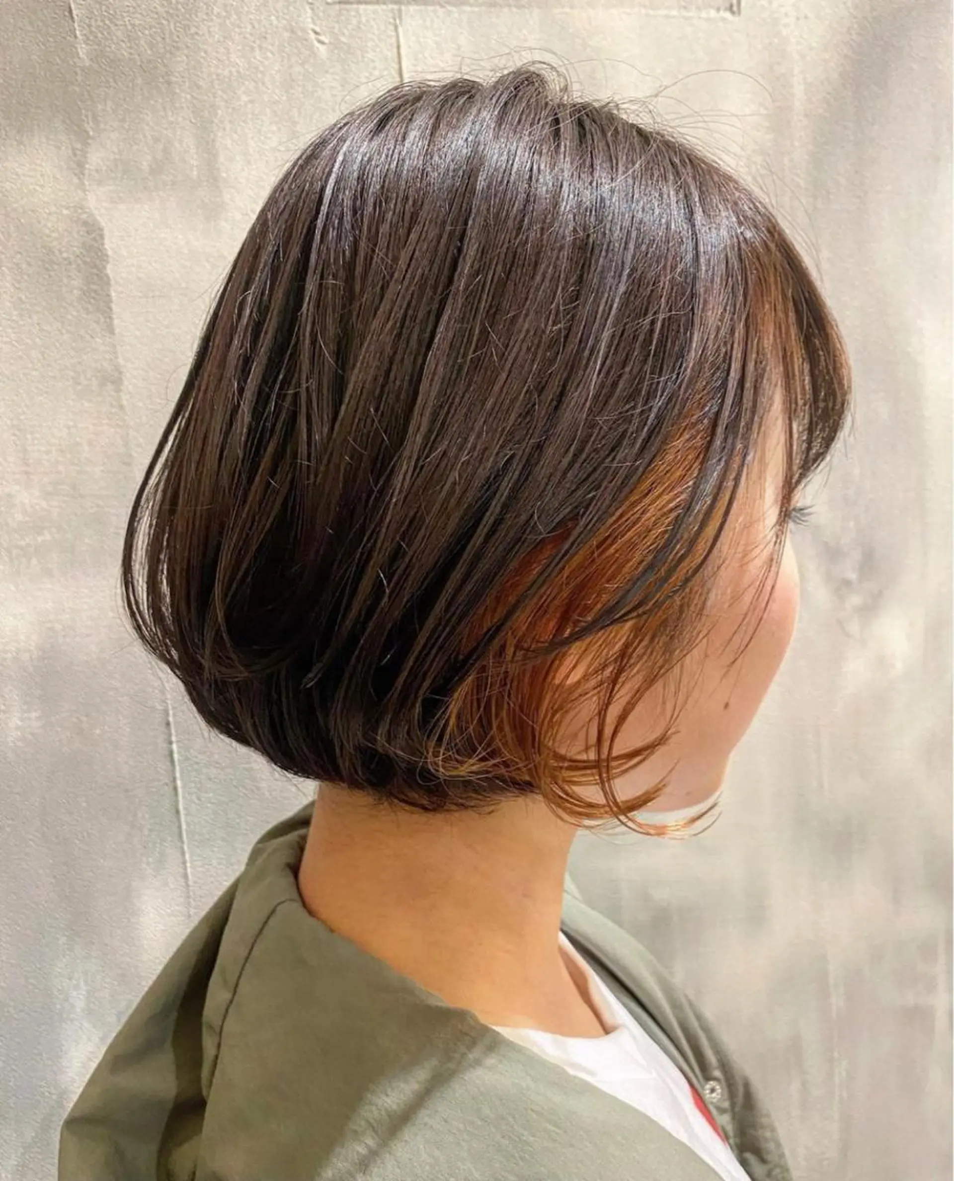 ショート カラー インナーカラー オレンジ ◤ Jammin.◢ Mizuho.のヘアスタイル