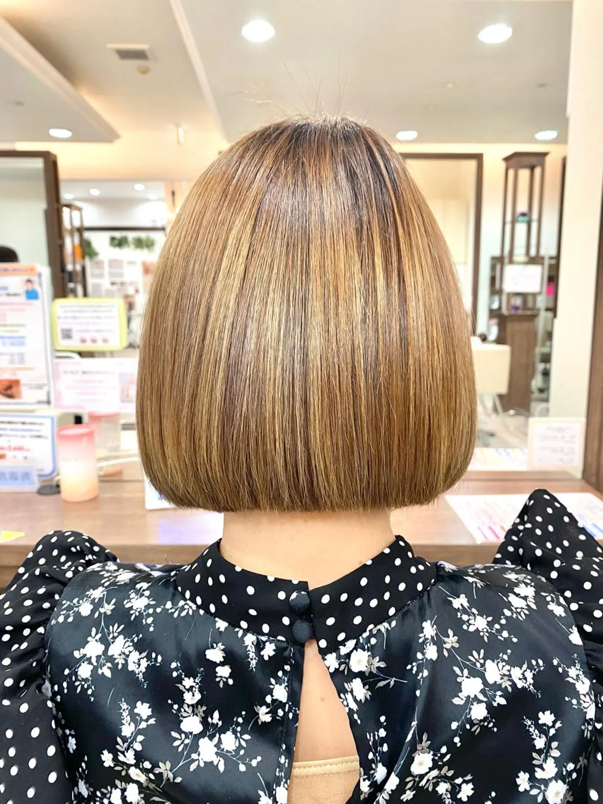 ミディアム ボブ 髪質改善 縮毛矯正 トリートメント カット 縮毛矯正 トリートメント 《大人気髪質改善》 プログレス国分寺店のヘアスタイル