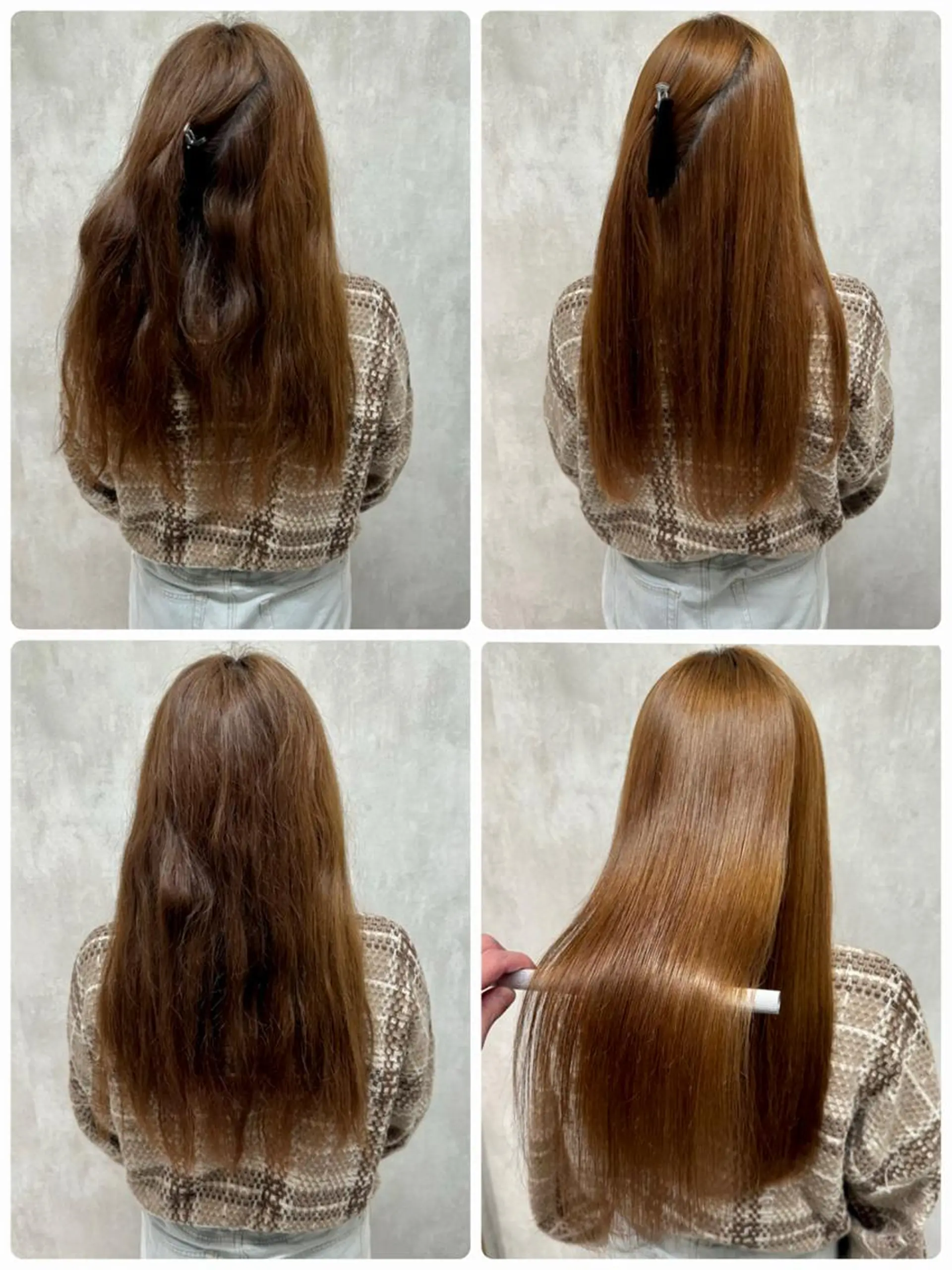 ロング 縮毛矯正 トリートメント ⚠️美容室迷子⚠️ 谷口にお任せ😊のヘアスタイル