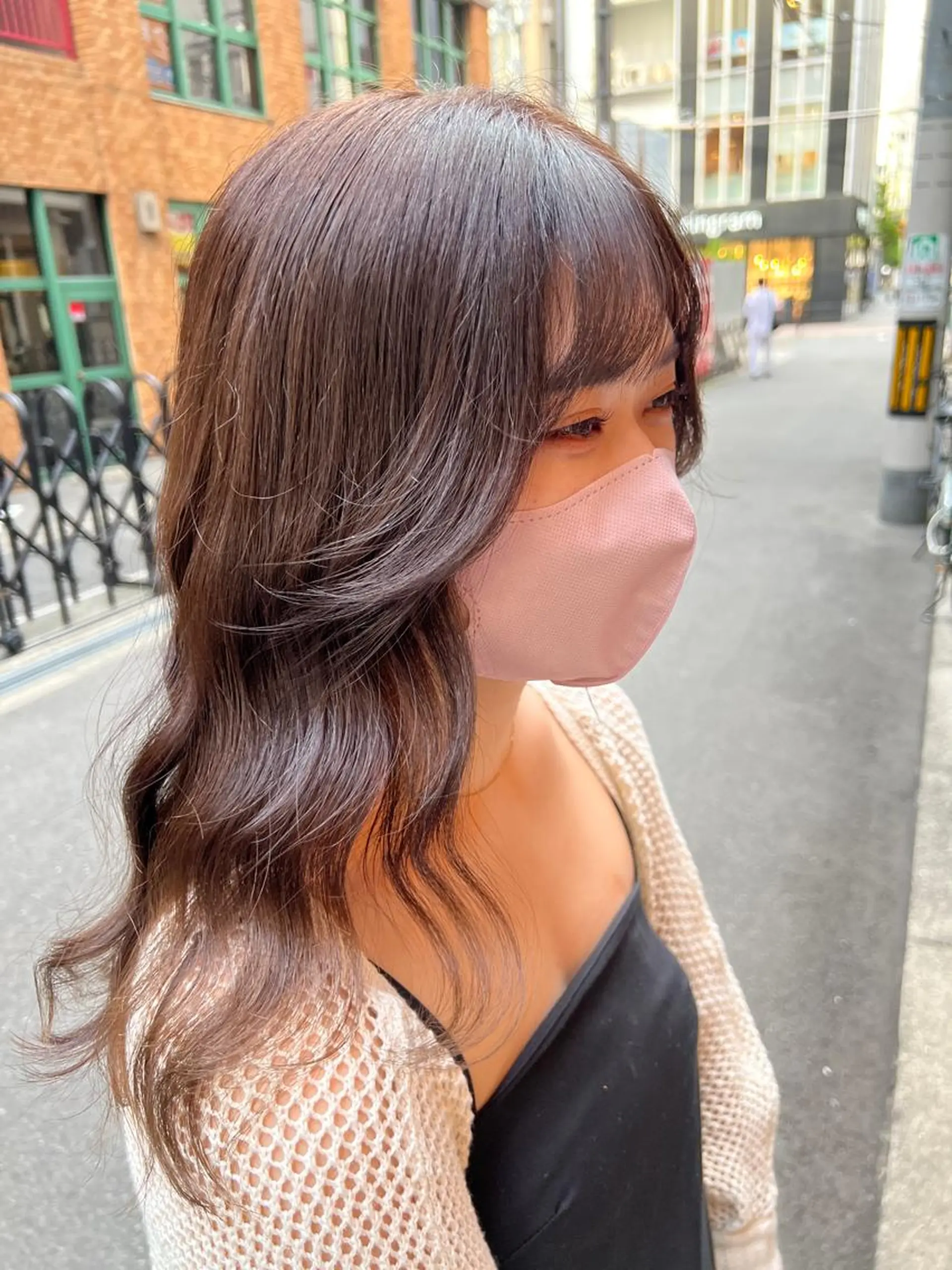 ロング カラー 髪質改善ストレート Kantaのヘアスタイル