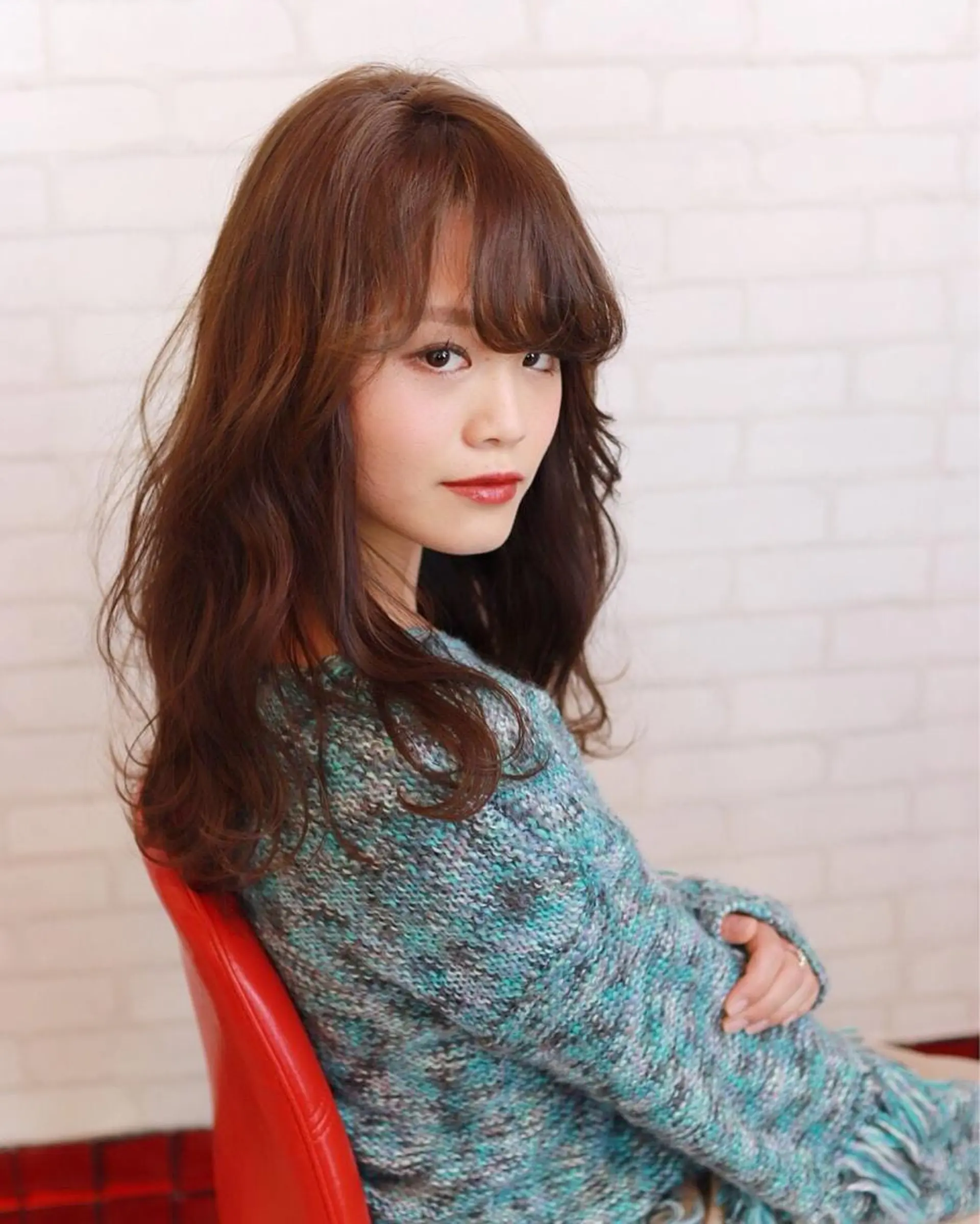 セミロング 中川 拓弥のヘアスタイル