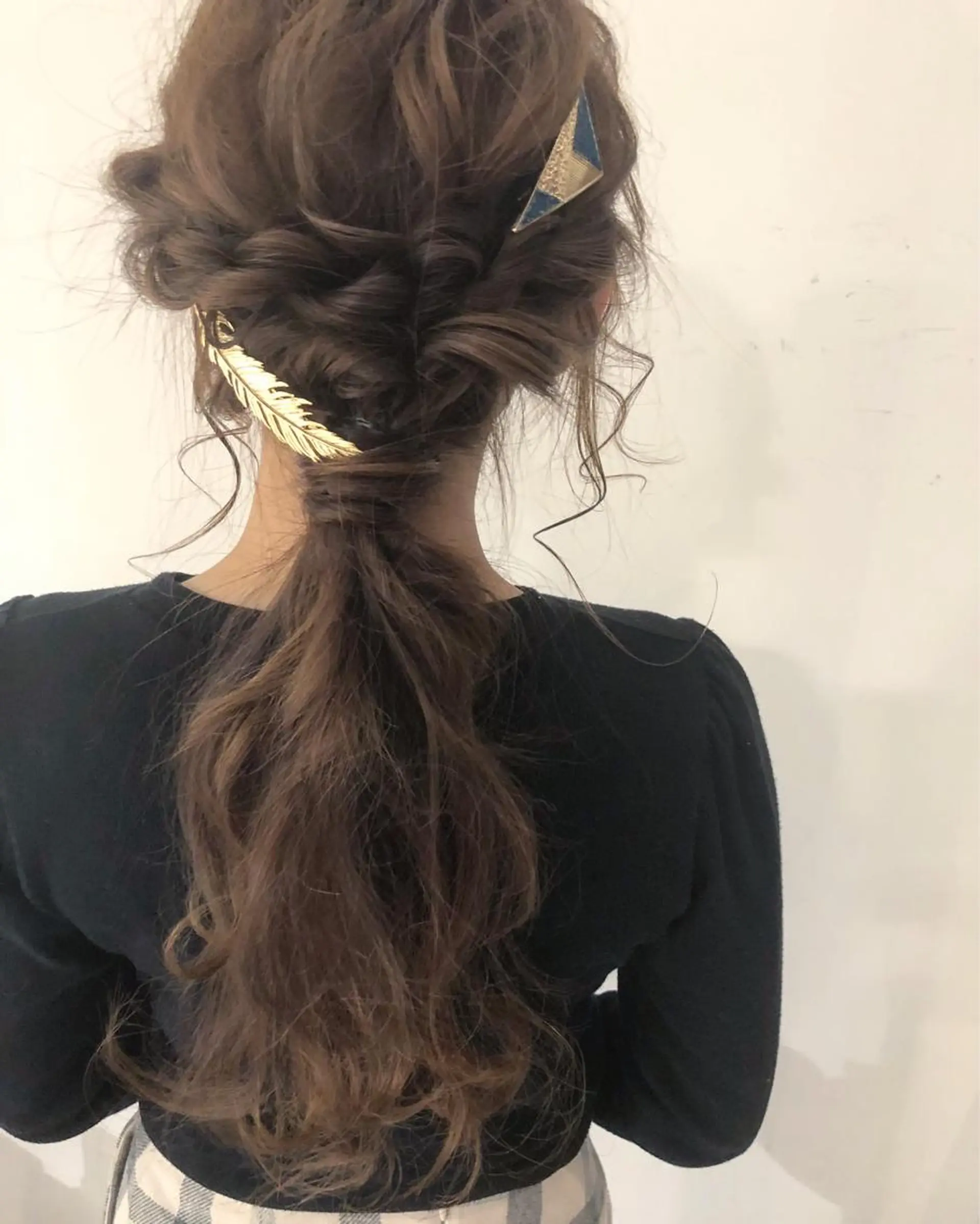 ヘアアレンジ ポニーテール ヘアセット 髪質改善、エクステ 山口卓哉のヘアスタイル