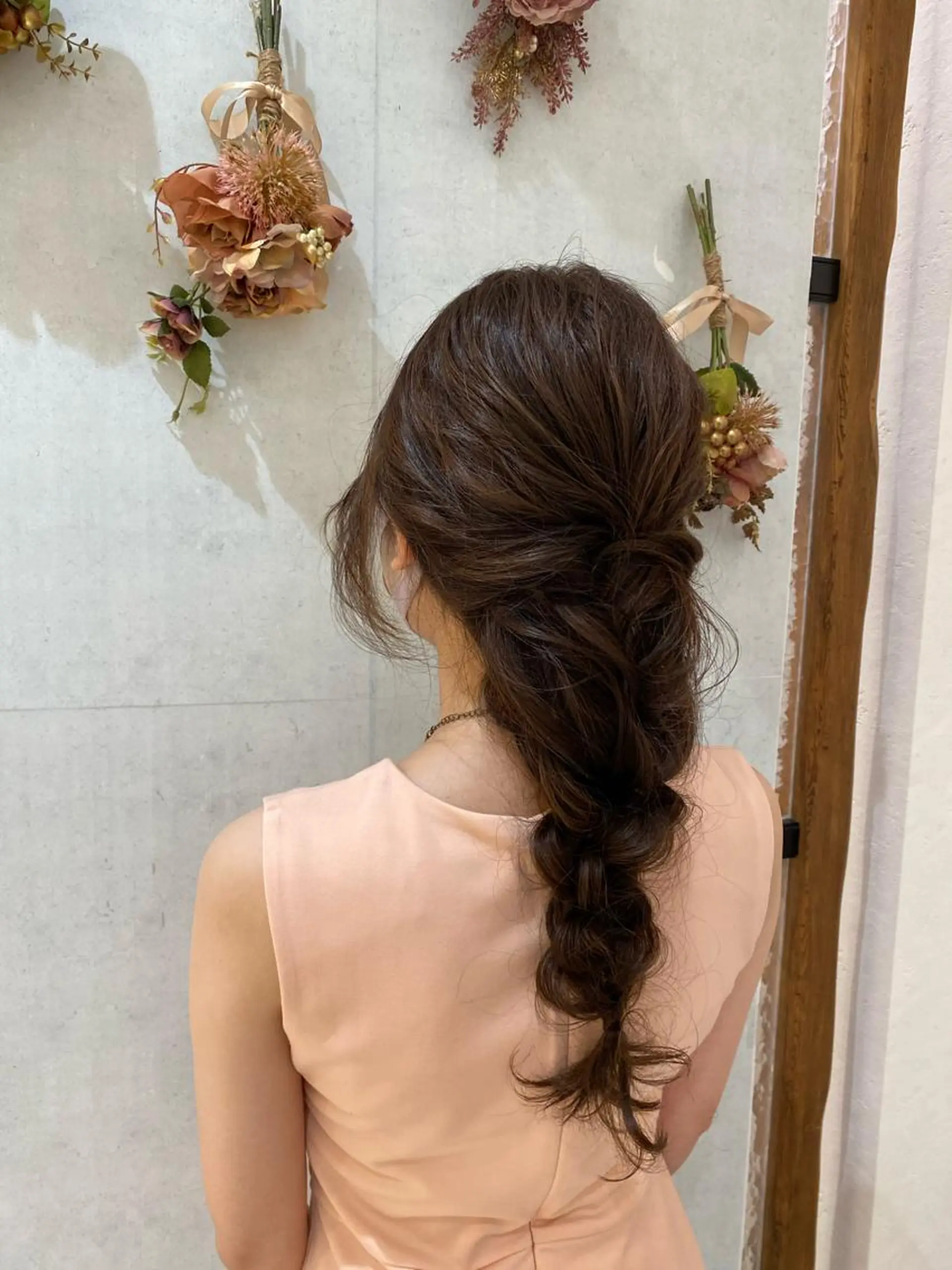 セミロング ヘアアレンジ 樋渡 侑希のヘアスタイル