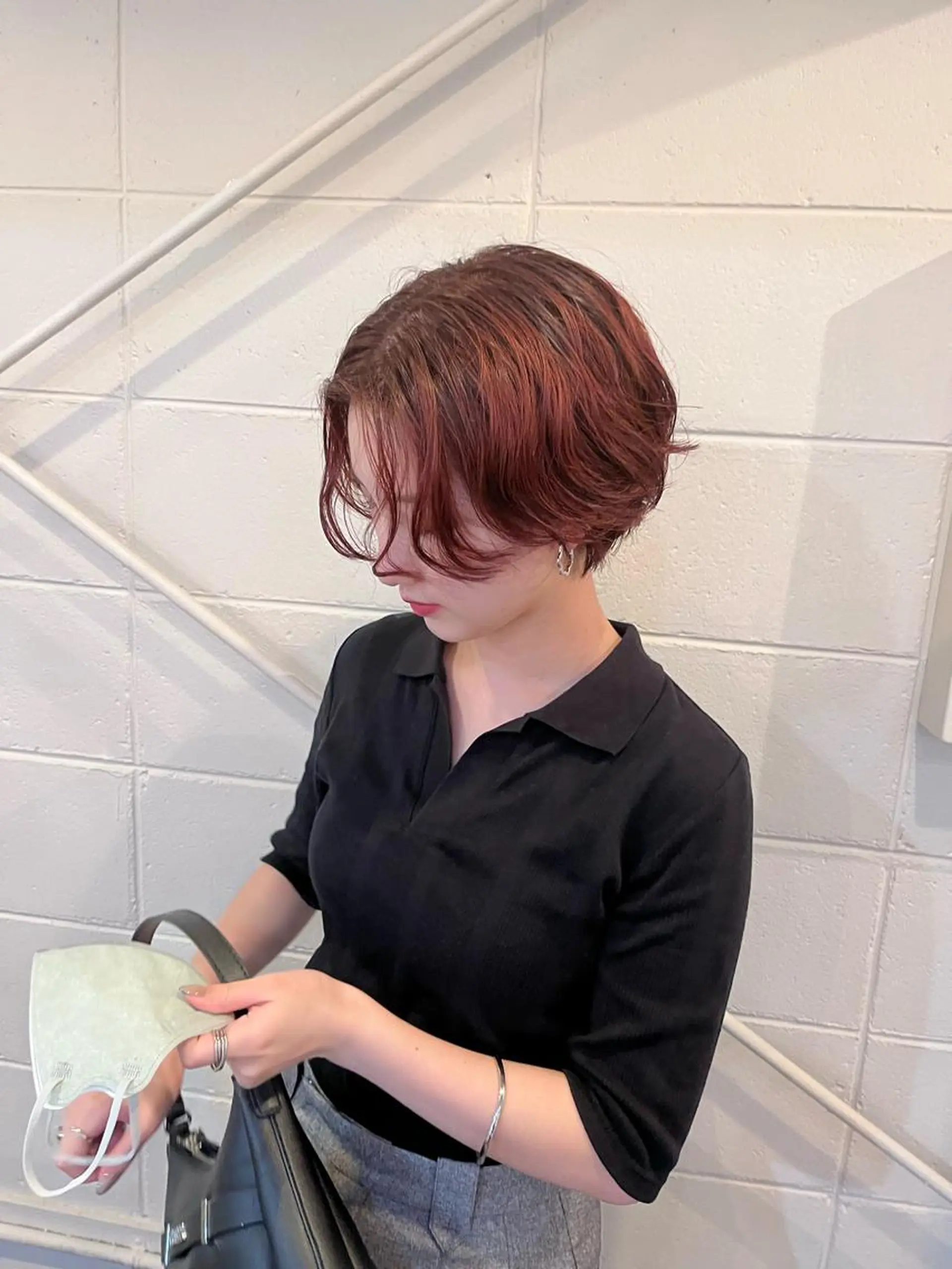 ショート Junmi/チカシツ /堀江のヘアスタイル