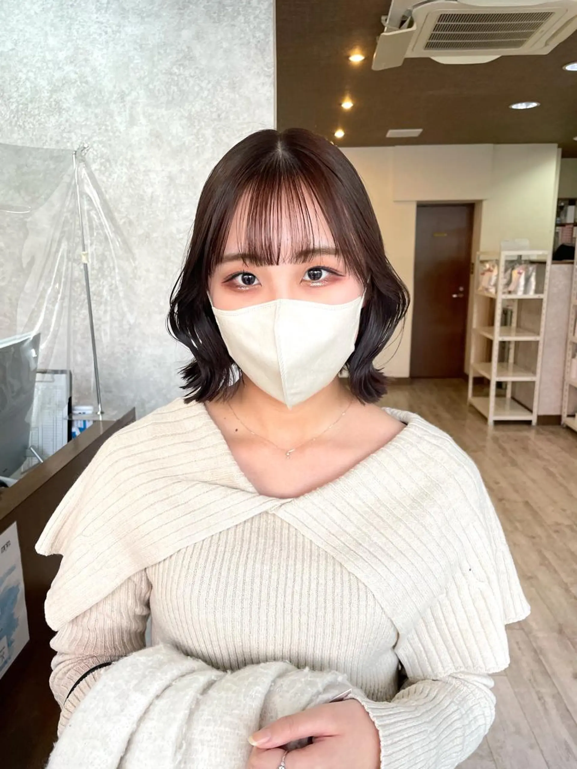 ショート カラー アッシュ ベージュカラー ラベンダーカラー ラベンダーアッシュ ボブ 🫧ヒシダアキ taboo.i🫧のヘアスタイル