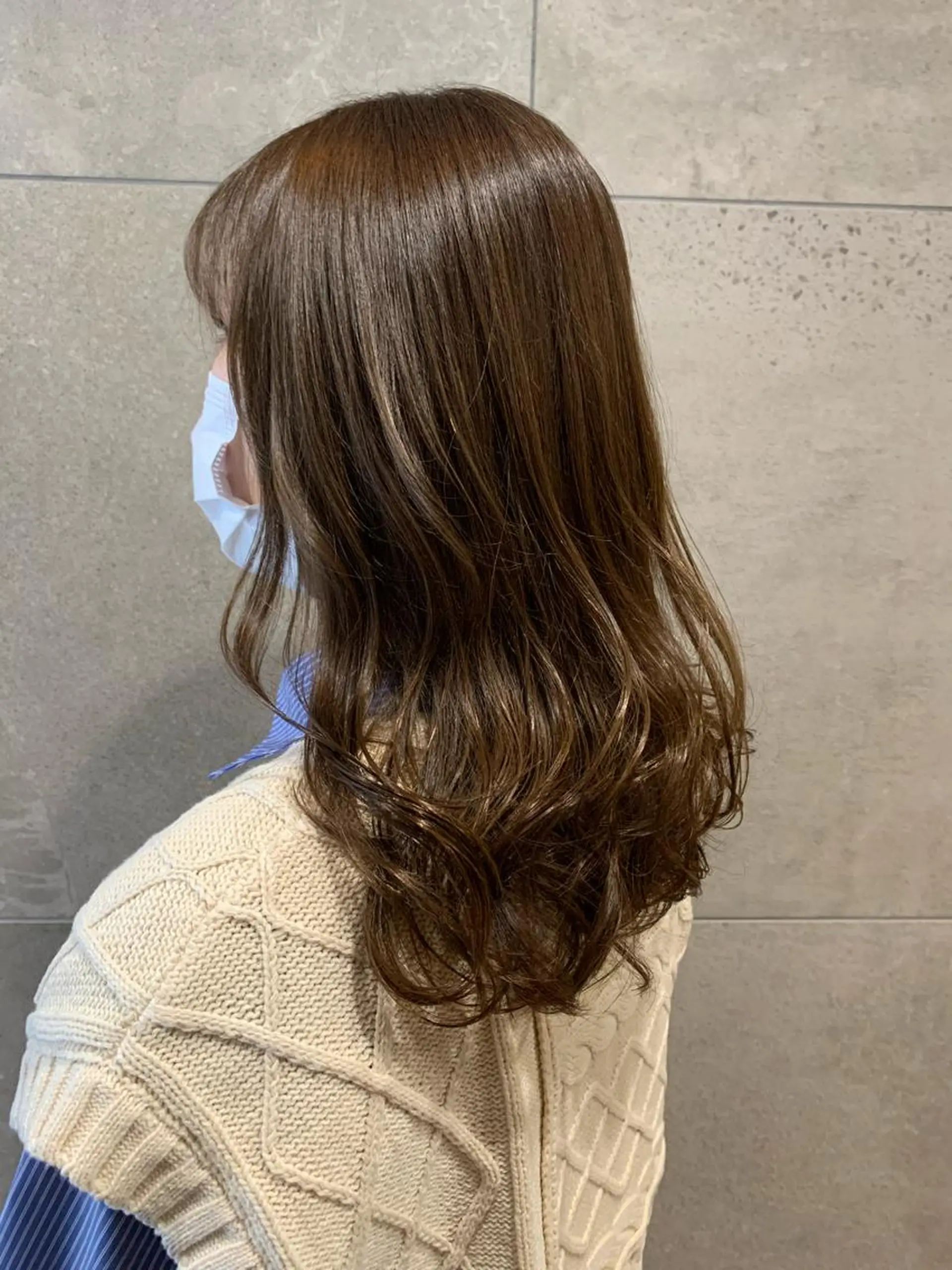 セミロング 増田 晃士のヘアスタイル