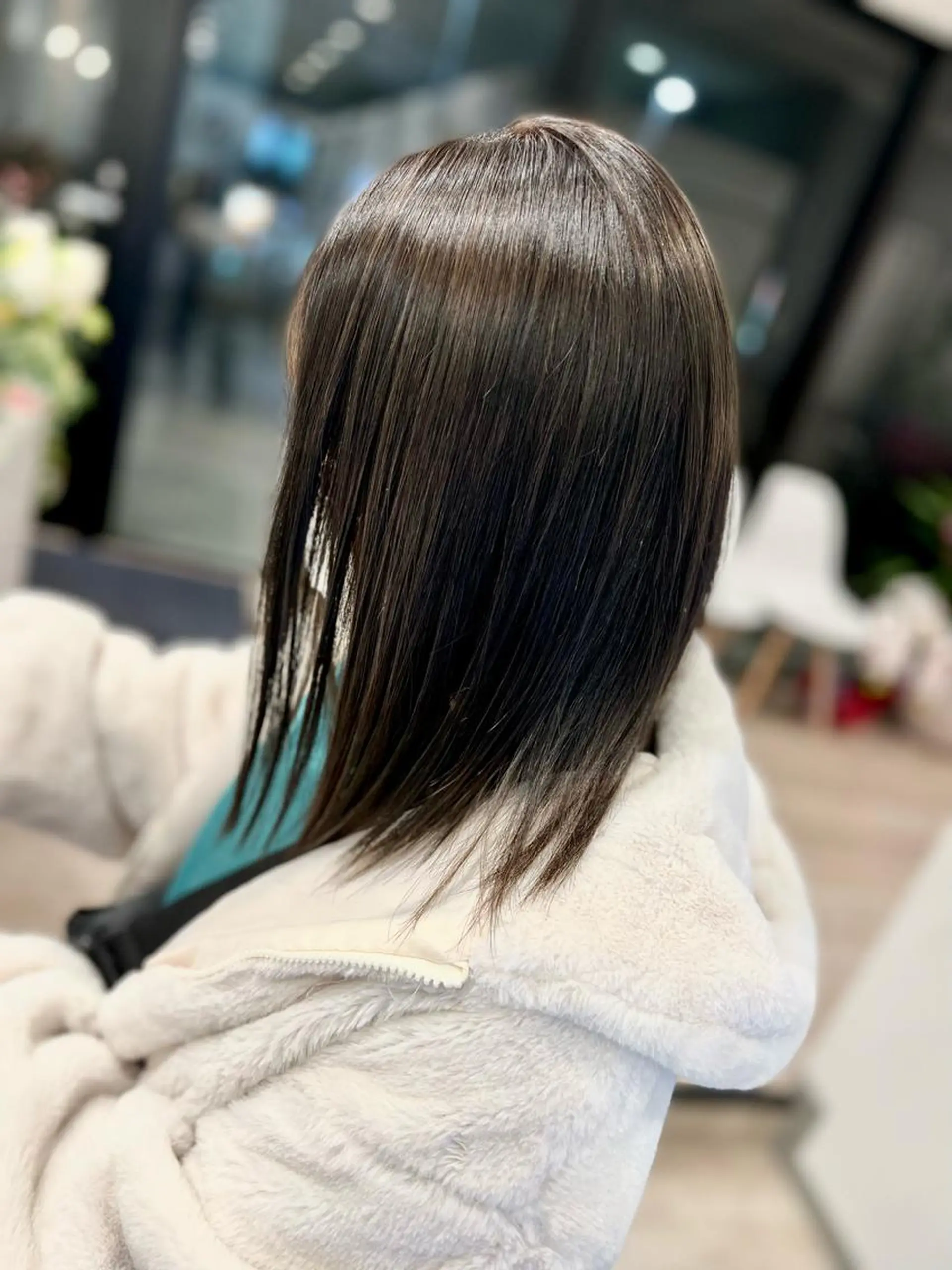 ミディアム カット ヘアカラー 縮毛矯正 トリートメント ブリーチ毛に縮毛矯正 ✨カラー✨山田 正幸のヘアスタイル