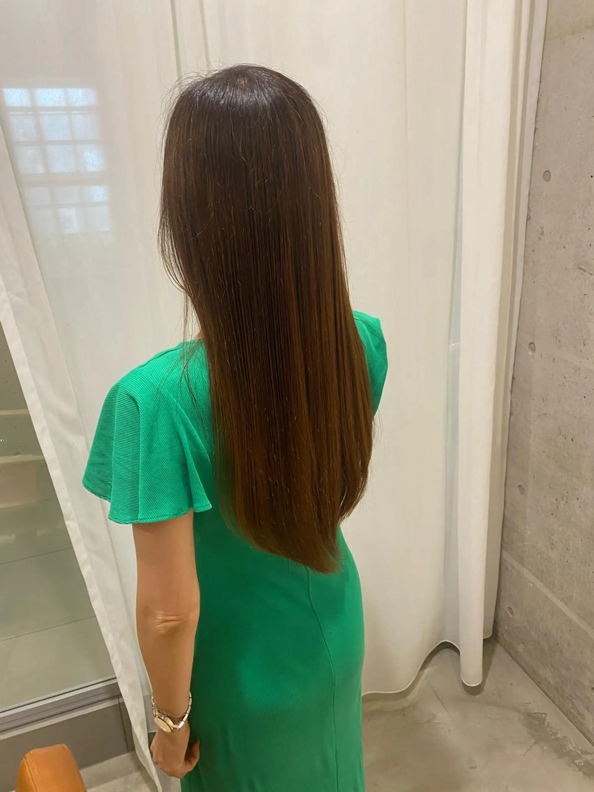 ロング カラー カット ヘアカラー トリートメント 田中 アキオのヘアスタイル