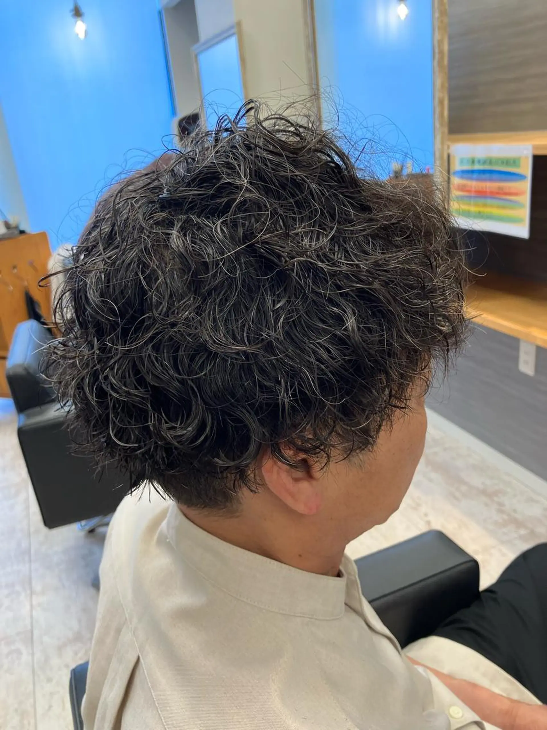 パーマ メンズ カット パーマ メンズ特化/パーマ/ フェードWATARUのヘアスタイル