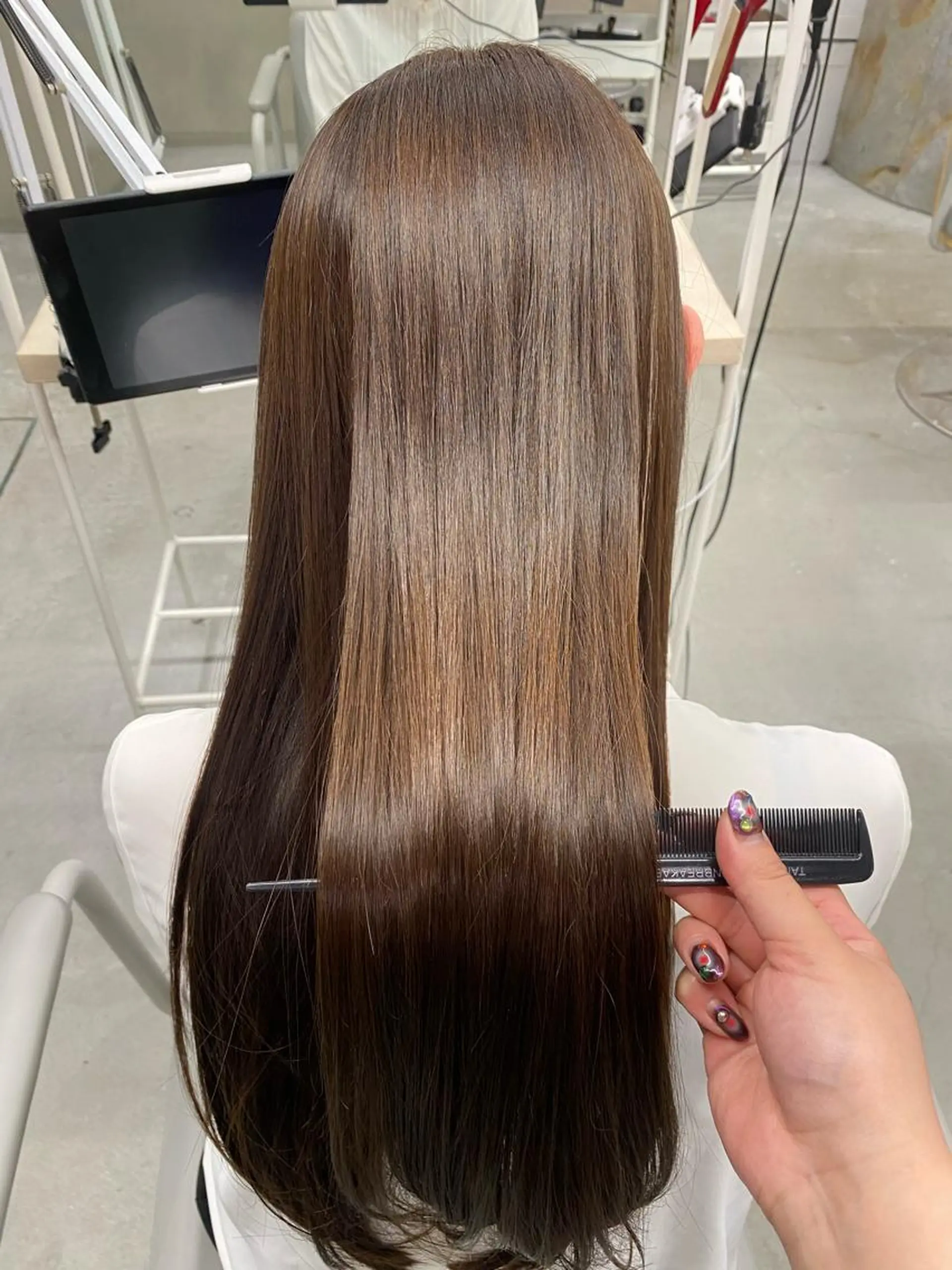 ロング カラー カット ヘアカラー トリートメント 前橋 姫奈のヘアスタイル