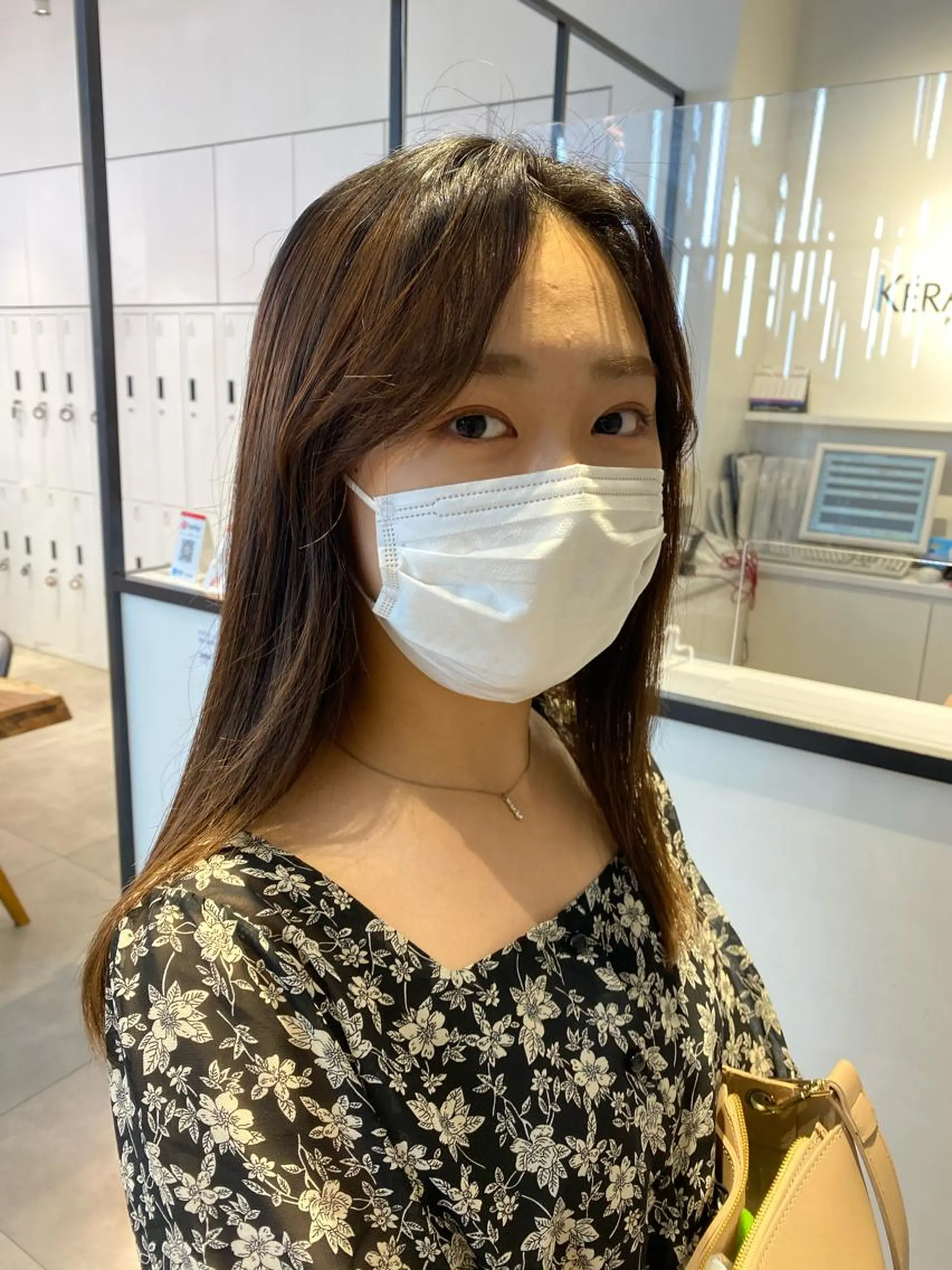 ロング 髪質改善 トリートメント 顔周りカット/透明感 カラー✂️MEIのヘアスタイル