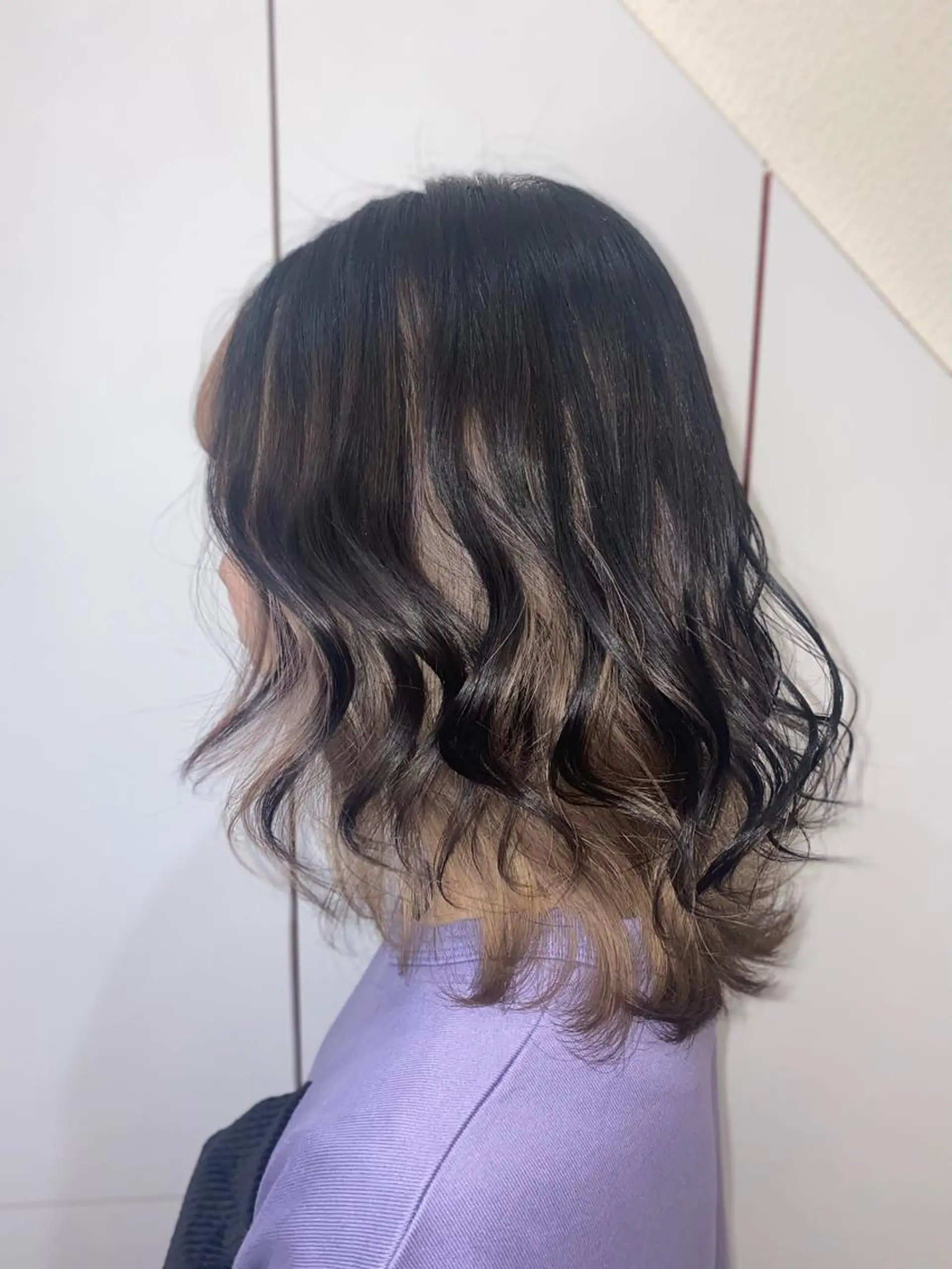 ミディアム ヘアカラー ゆぴ☾‪/推しカラー /ハイトーンのヘアスタイル