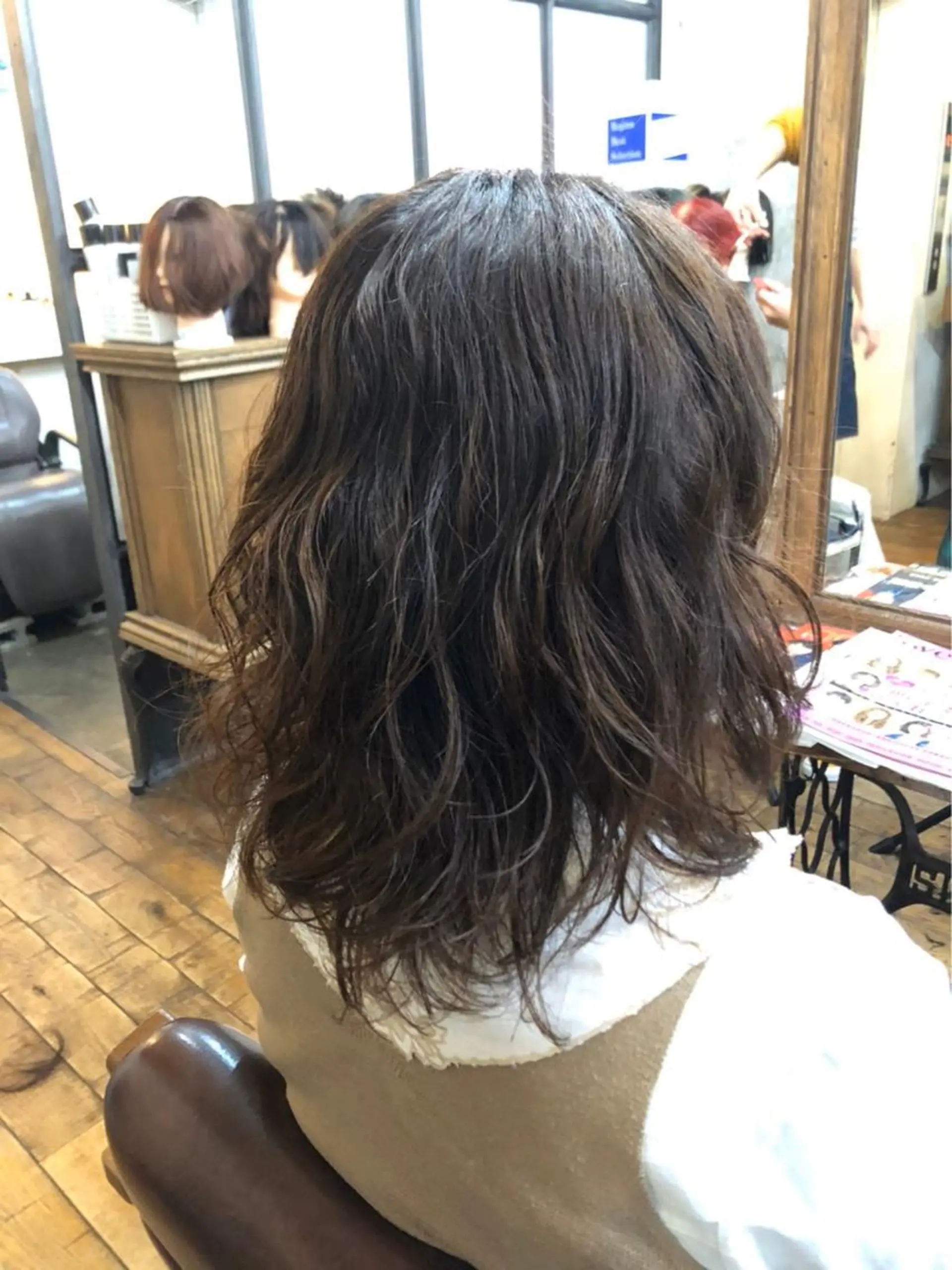 ミディアム パーマ ミディアムパーマ メンズパーマ／カラー 【Takashi】のヘアスタイル