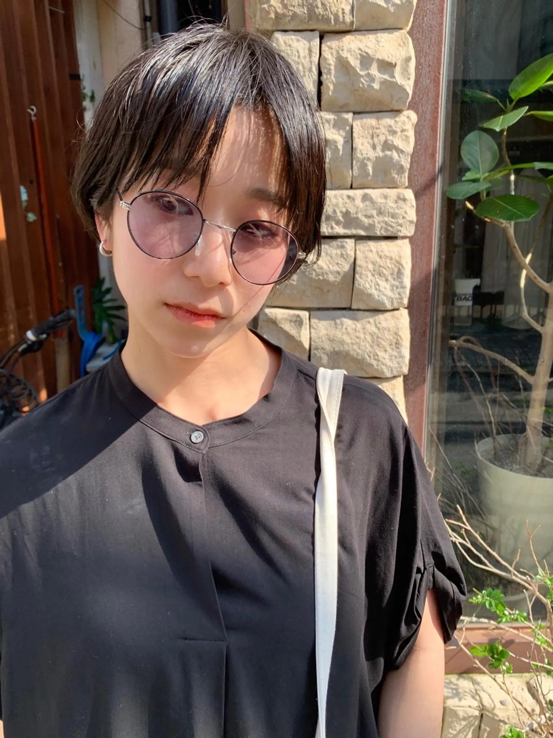ショート カラー ショートヘア カット ヘアカラー トリートメント Libre 西野圭一のヘアスタイル