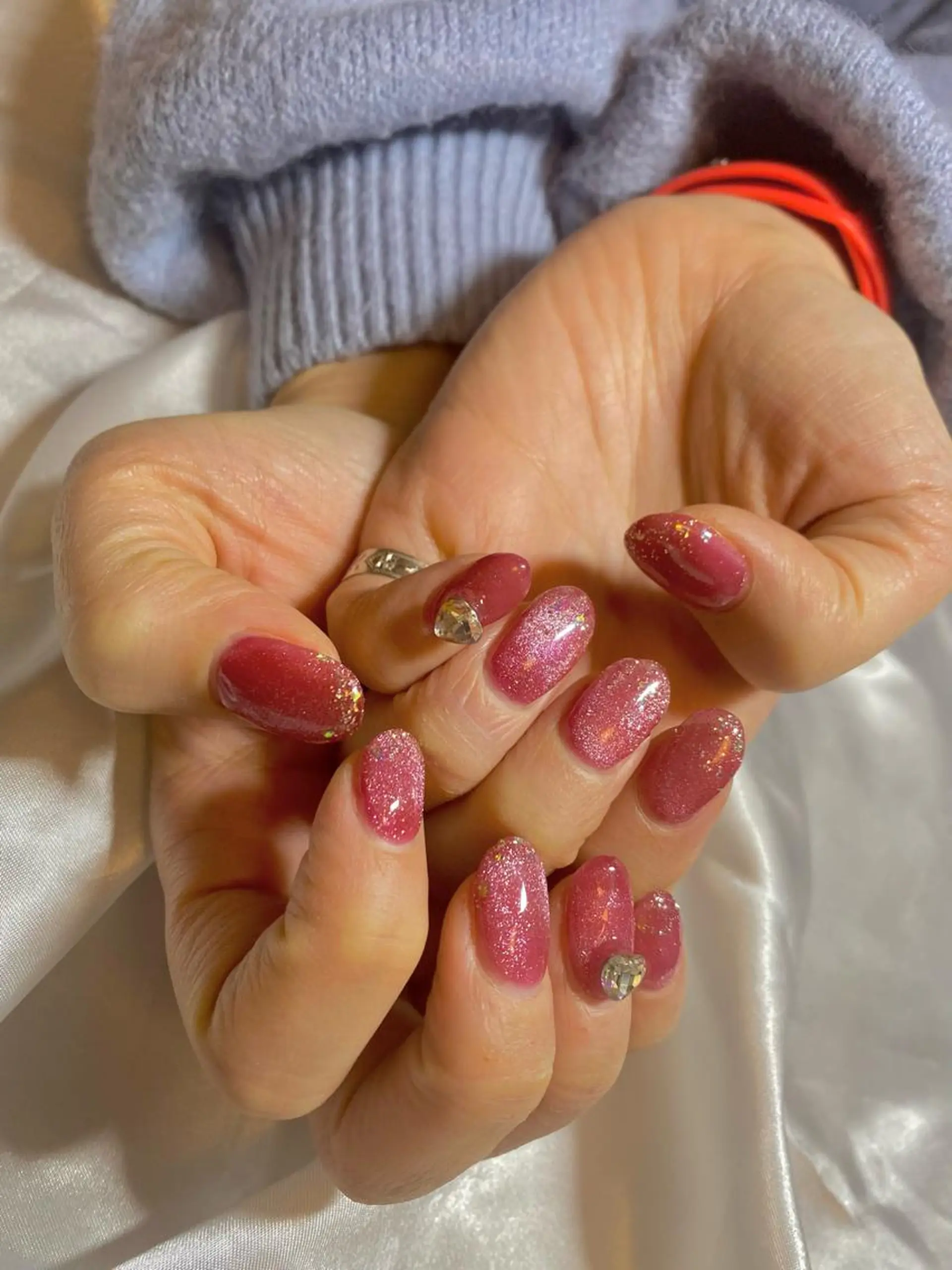 キッズ ネイル キラキラネイル 韓国ネイル マグネットネイル ハンドネイル おうちネイルサロン RINAのその他イメージ