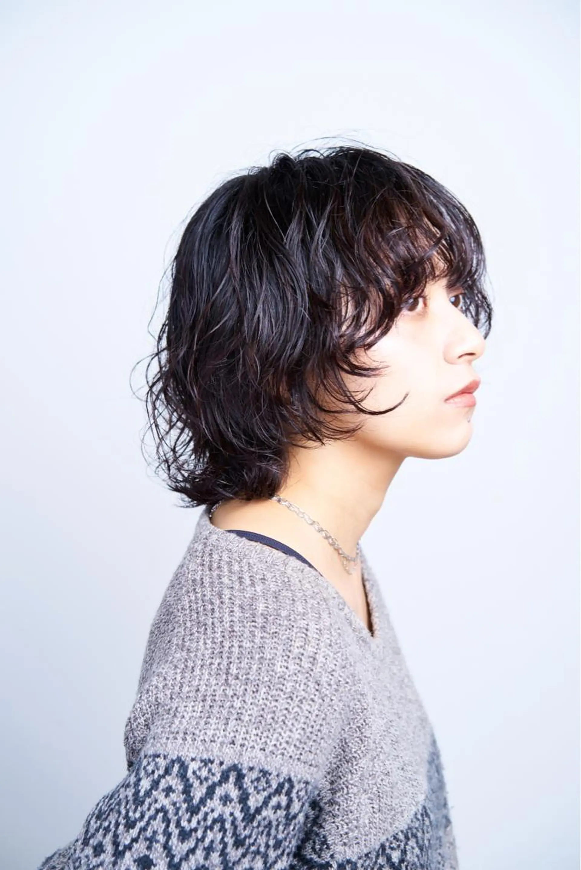 ショート パーマ 似合わせカット unix 藤田 学のヘアスタイル