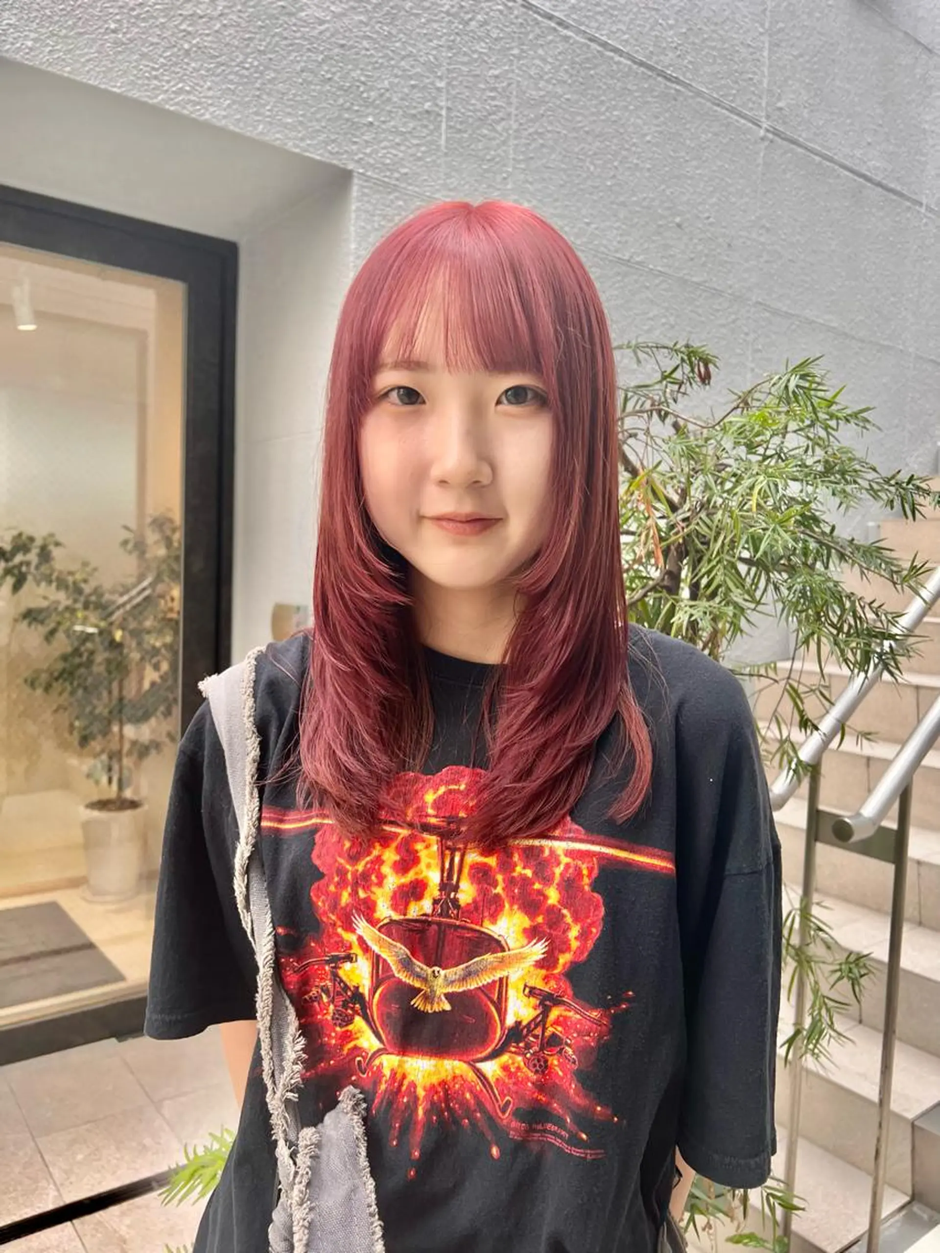 セミロング カラー ヘアアレンジ カット 縮毛矯正 トリートメント ヘアセット 🐺ウルフの神🐺 /カラー/けいすけのヘアスタイル