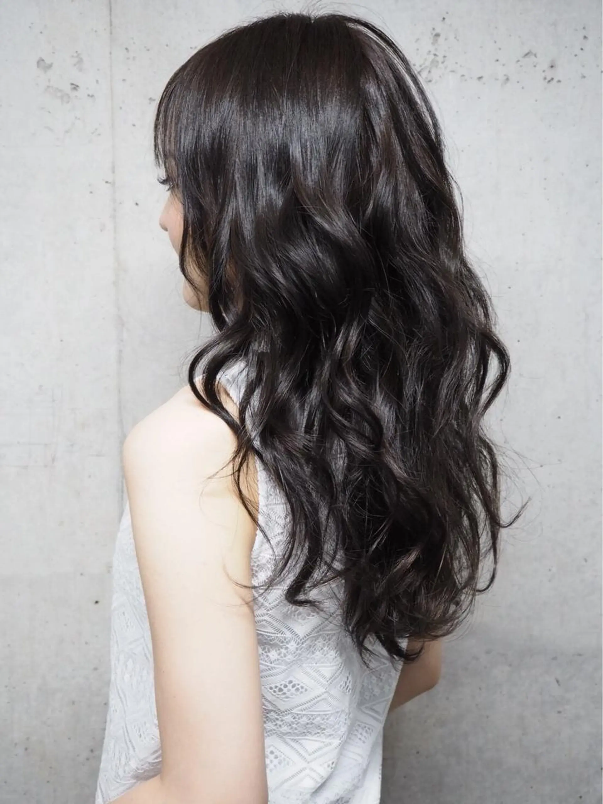 セミロング アッシュ ヘアカラー 今村 健嗣のヘアスタイル