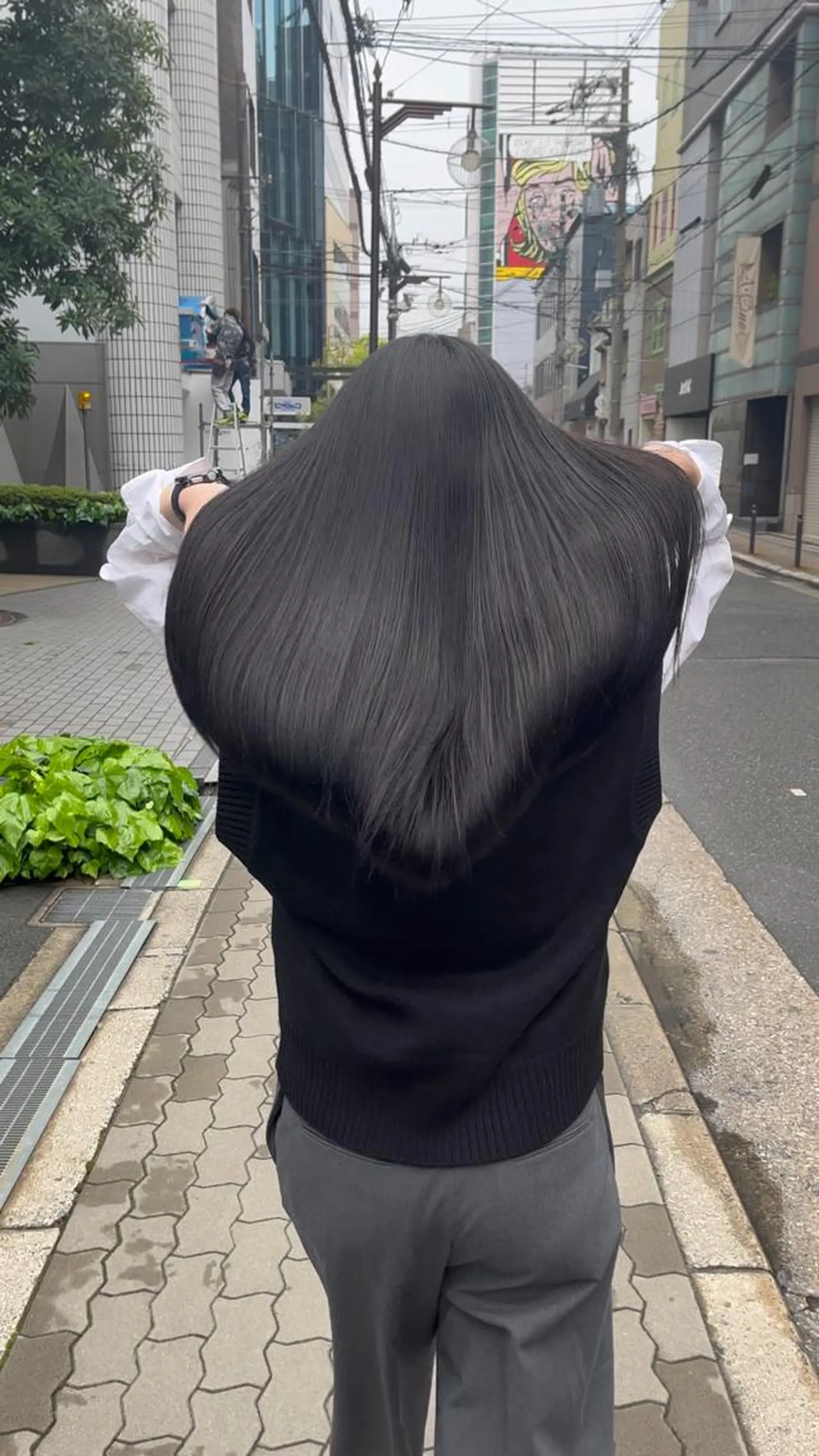 ロング 髪質改善 トリートメント カット ヘアカラー 縮毛矯正 トリートメント 韓国ヘア/ 髪質改善特化谷名勇輝のヘアスタイル