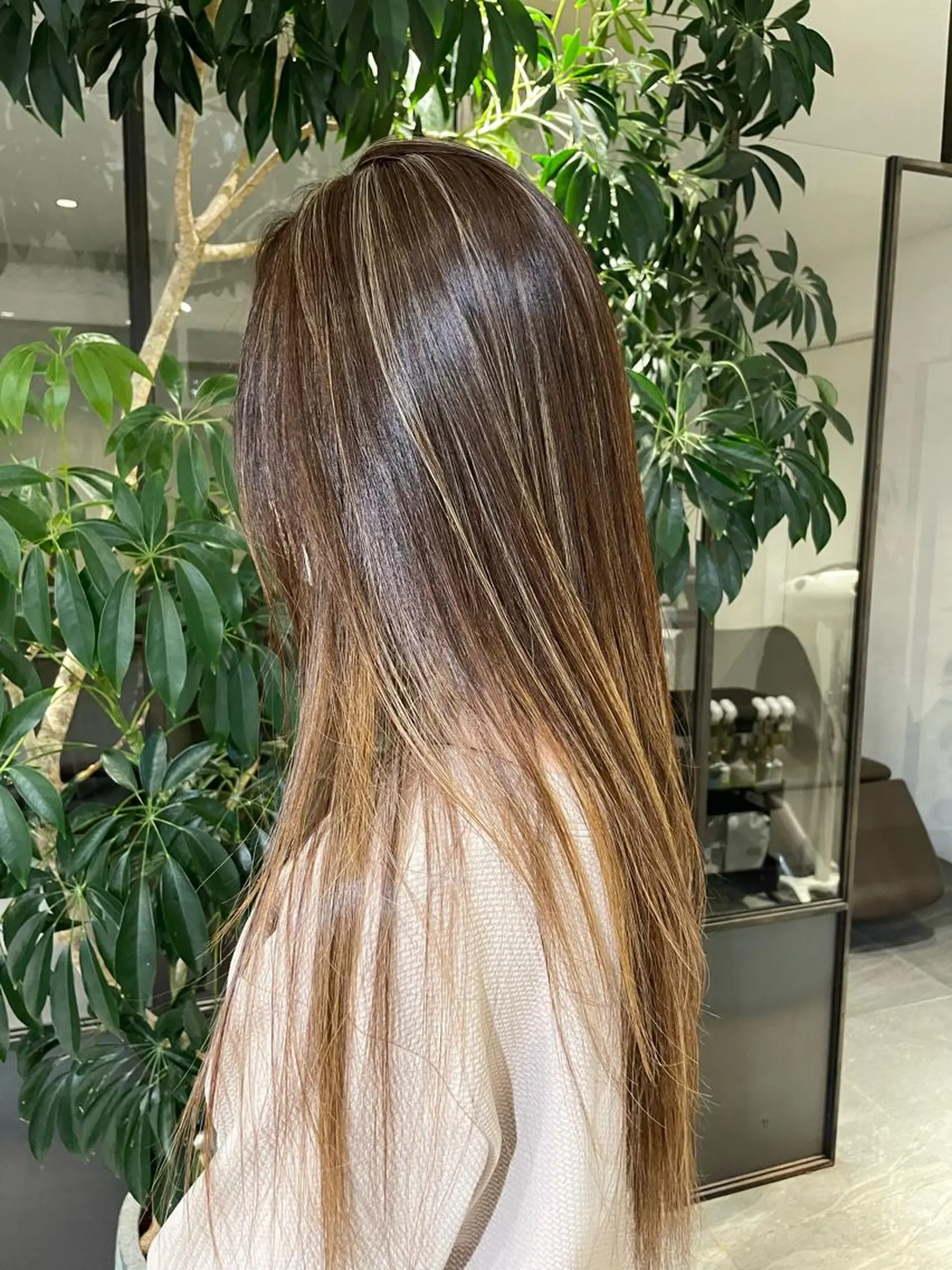 ロング カラー ハイライトカラー ハイライト risa 。のヘアスタイル