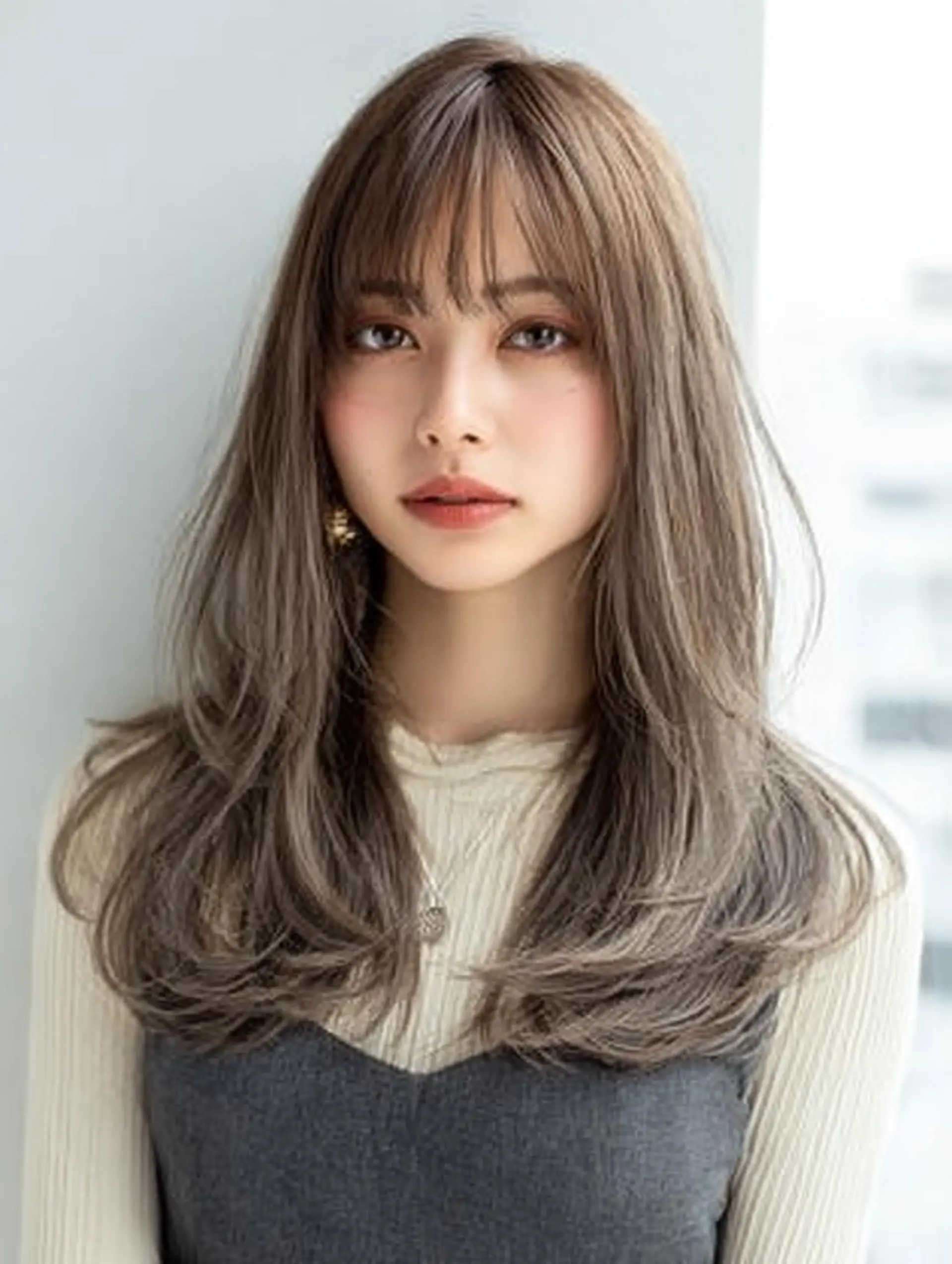 セミロング ハッシュカット 髪質改善 レイヤーカット 縮毛矯正 トリートメント カット ヘアカラー トリートメント 生艶髪＆レイヤー🔔 渋谷お薦めNo.1✨のヘアスタイル