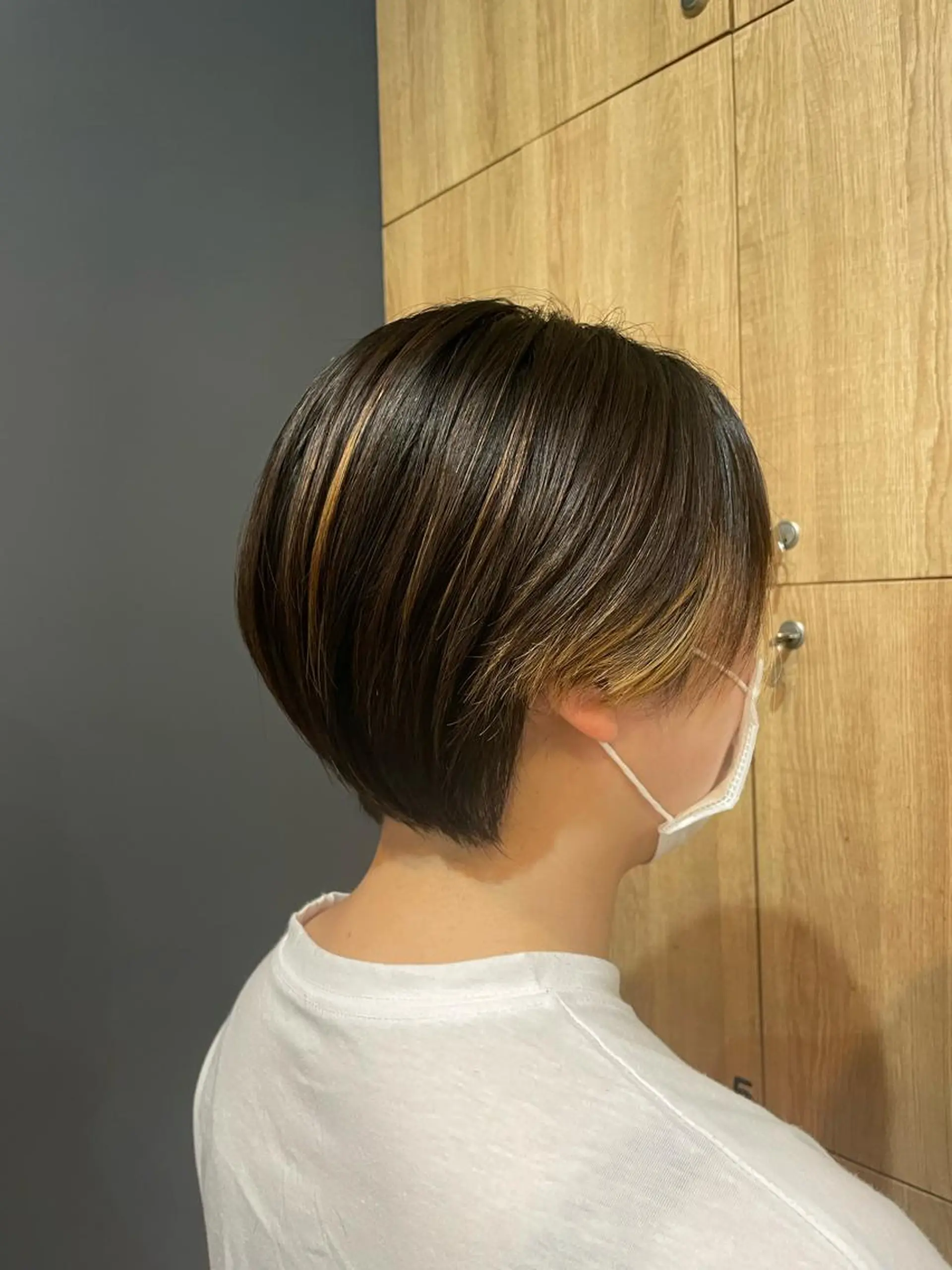 ショート ハンサムショート ショートヘア 鎌取/透明感カラー /ボブ/顔まわりのヘアスタイル