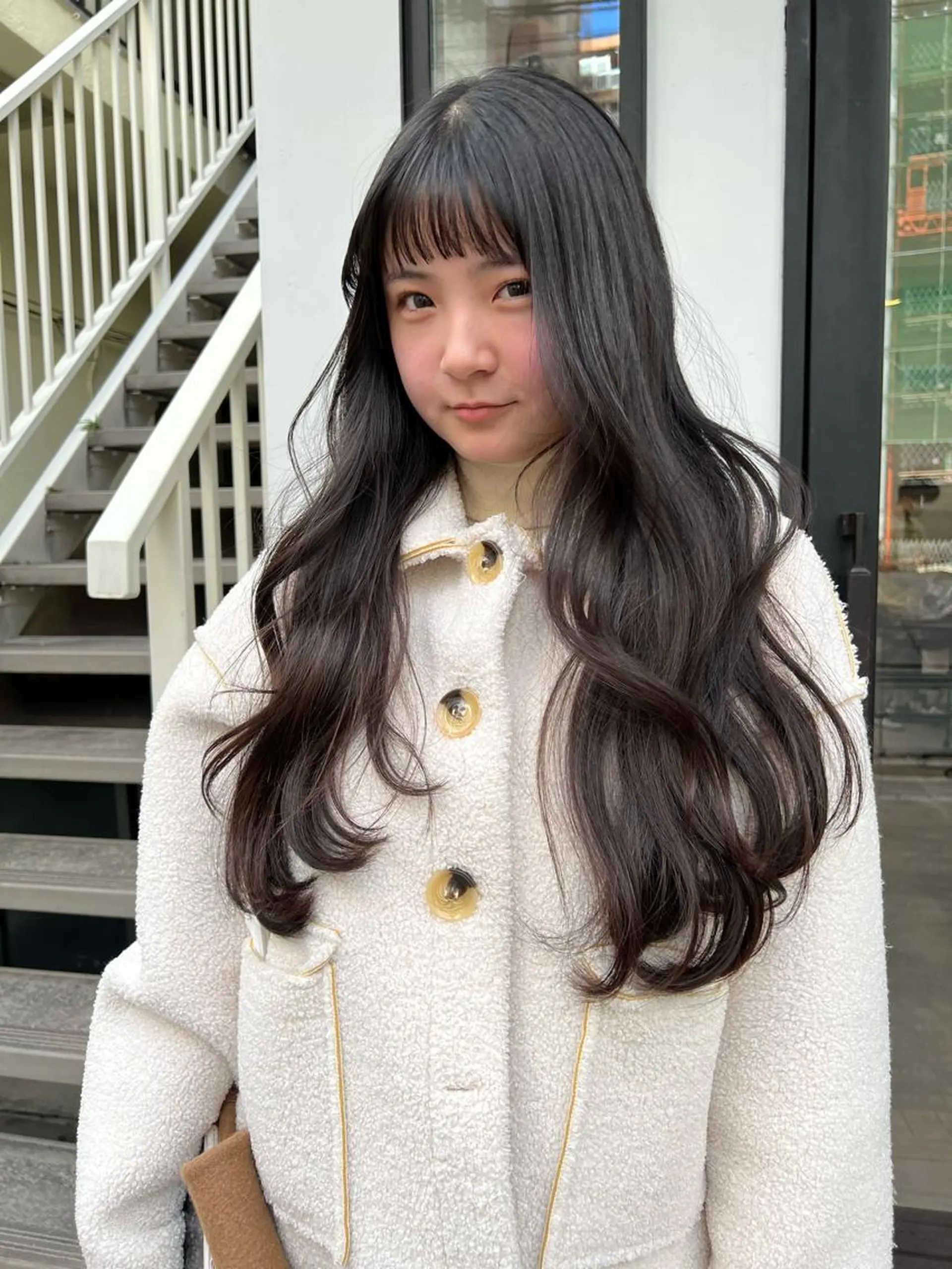 ロング カラー ブリーチ ブリーチなしカラー 【モエカ】グランジ ウルフ/ハイトーンのヘアスタイル