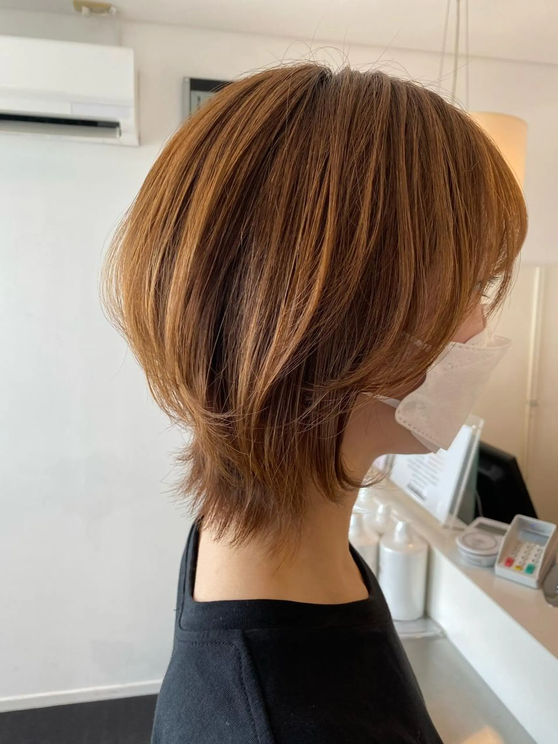 ショート レイヤー・ハッシュ ・ウルフカット/川崎のヘアスタイル