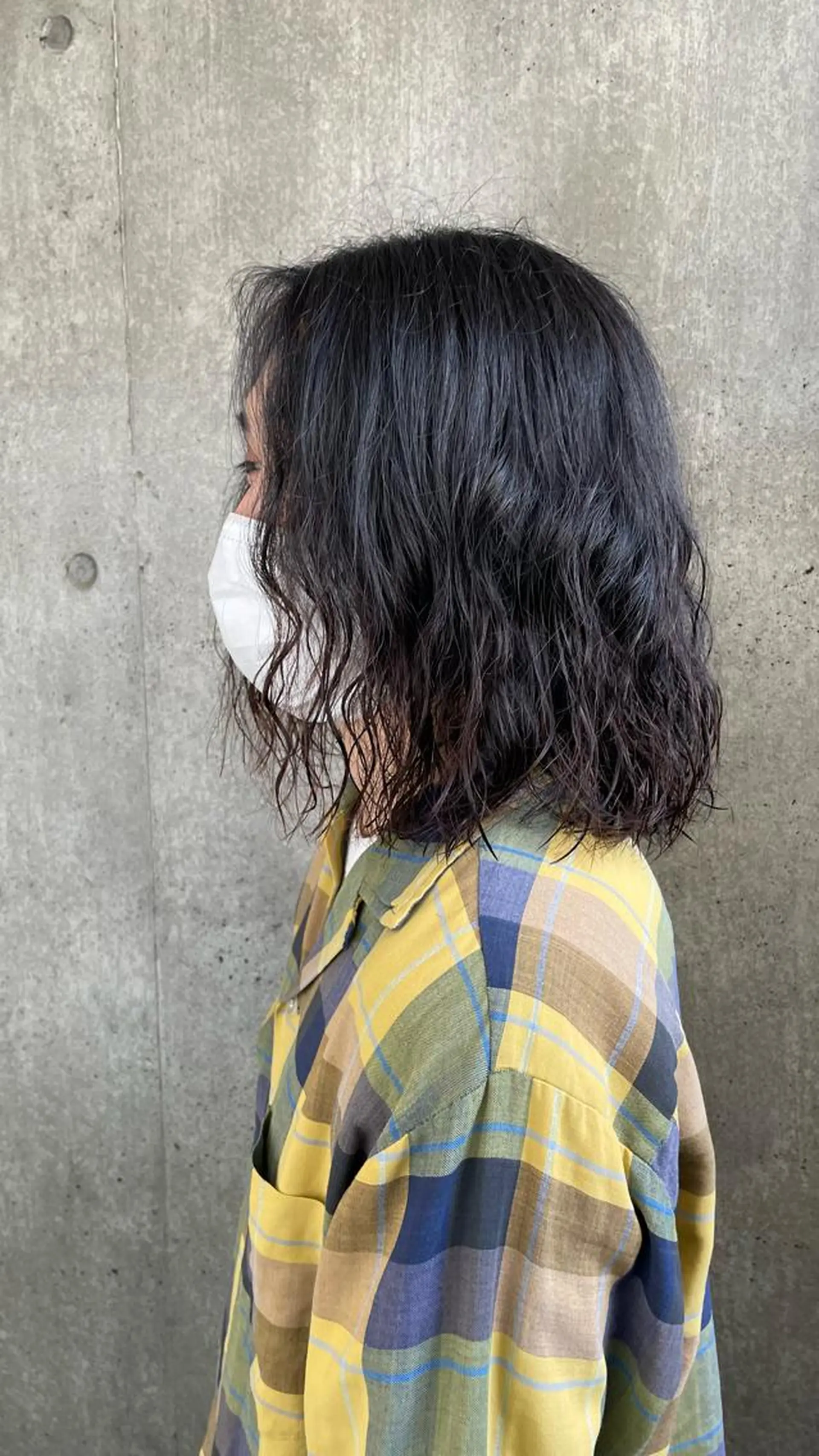 セミロング メンズ もりたみかこ 美容師お休み中のヘアスタイル