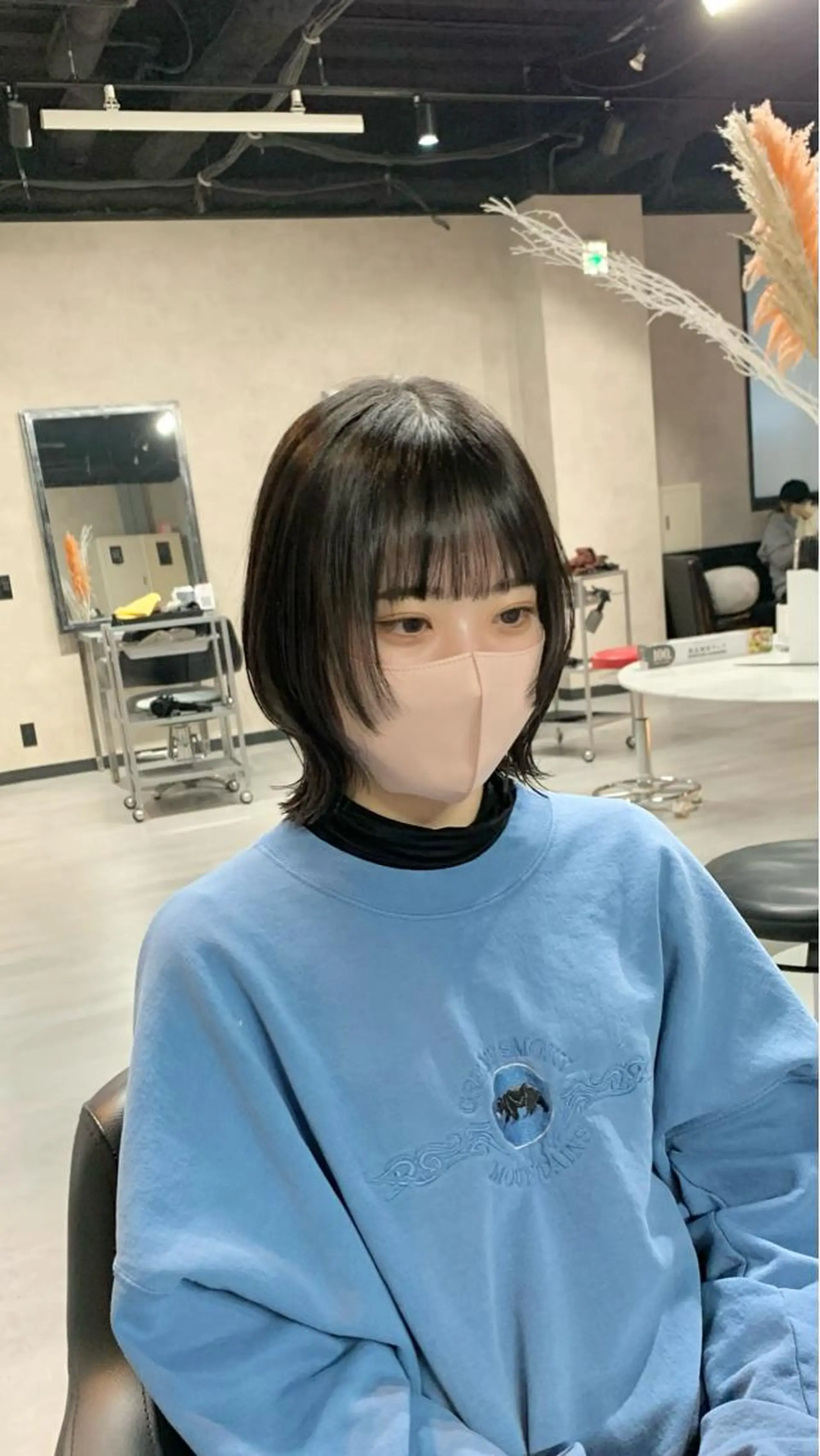 ミディアム ウルフカット カット B E C H I C O〔べち子〕のヘアスタイル