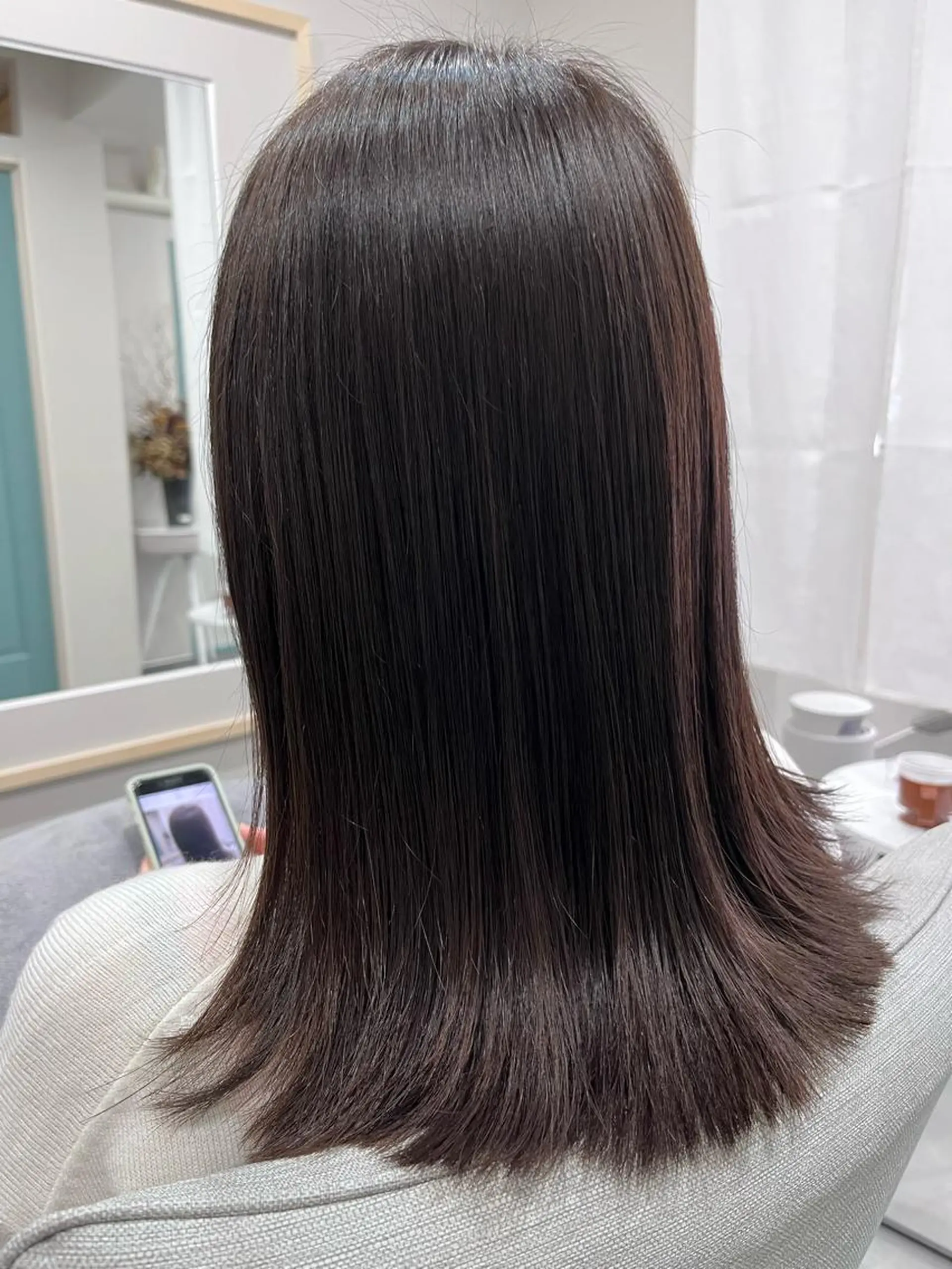 セミロング カラー liL  hair サトウリョウタのヘアスタイル