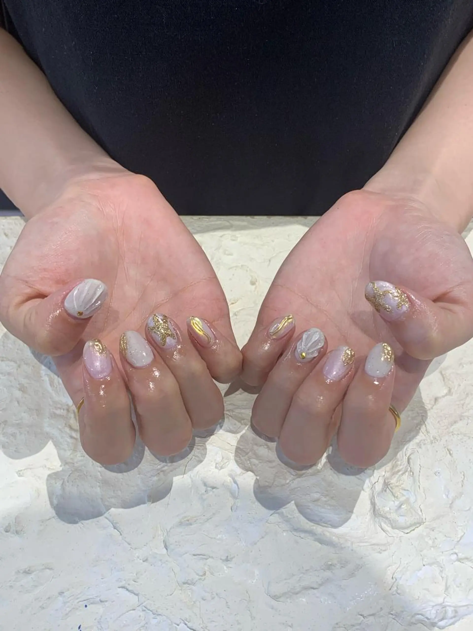 ネイル 夏ネイル マキノ ユイのネイルデザイン