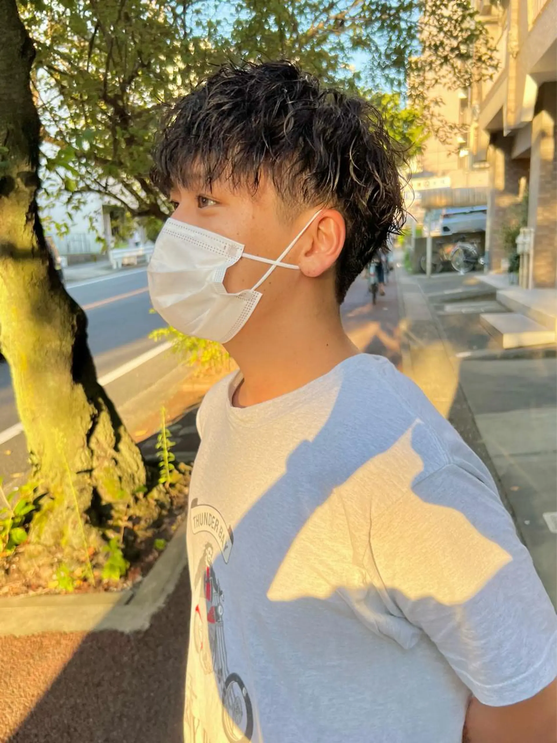 パーマ メンズ メンズパーマ ツイストスパイラルパーマ スパイラルパーマ カット ヘアカラー メンズパーマ/フェ ザーパーマ/古川晴輝のヘアスタイル