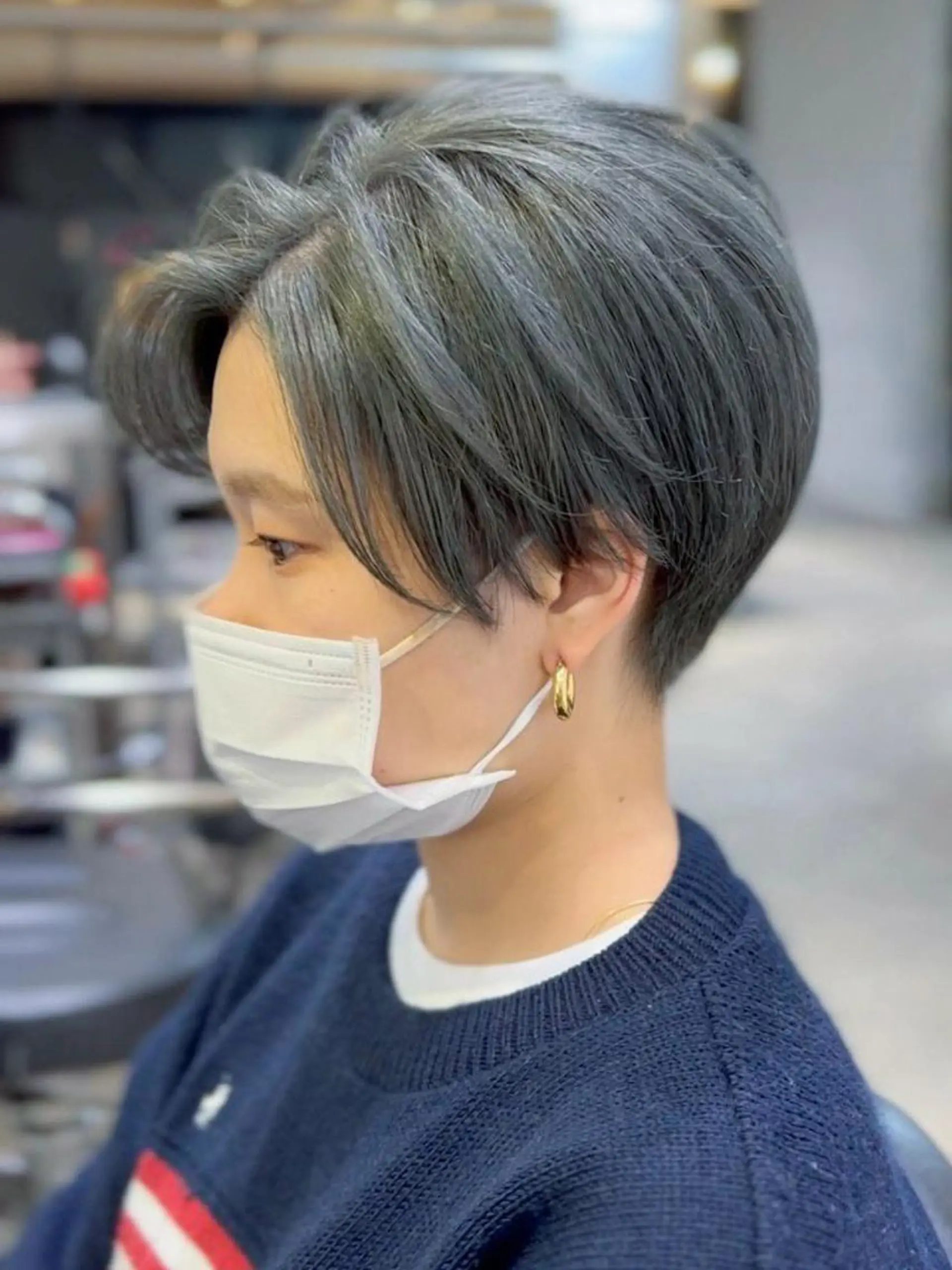 ショート カラー ミント ショートヘア ITbyALBUM 八王子店のヘアスタイル