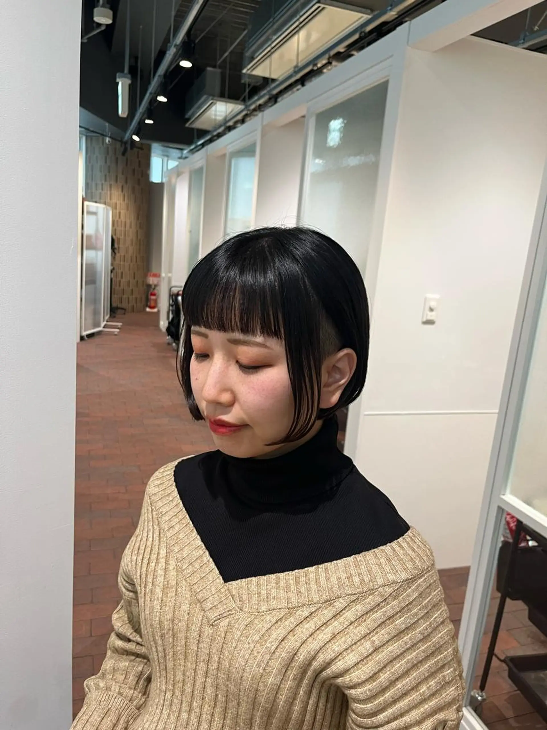 ショート マンツーマン 縮毛矯正/マユコのヘアスタイル