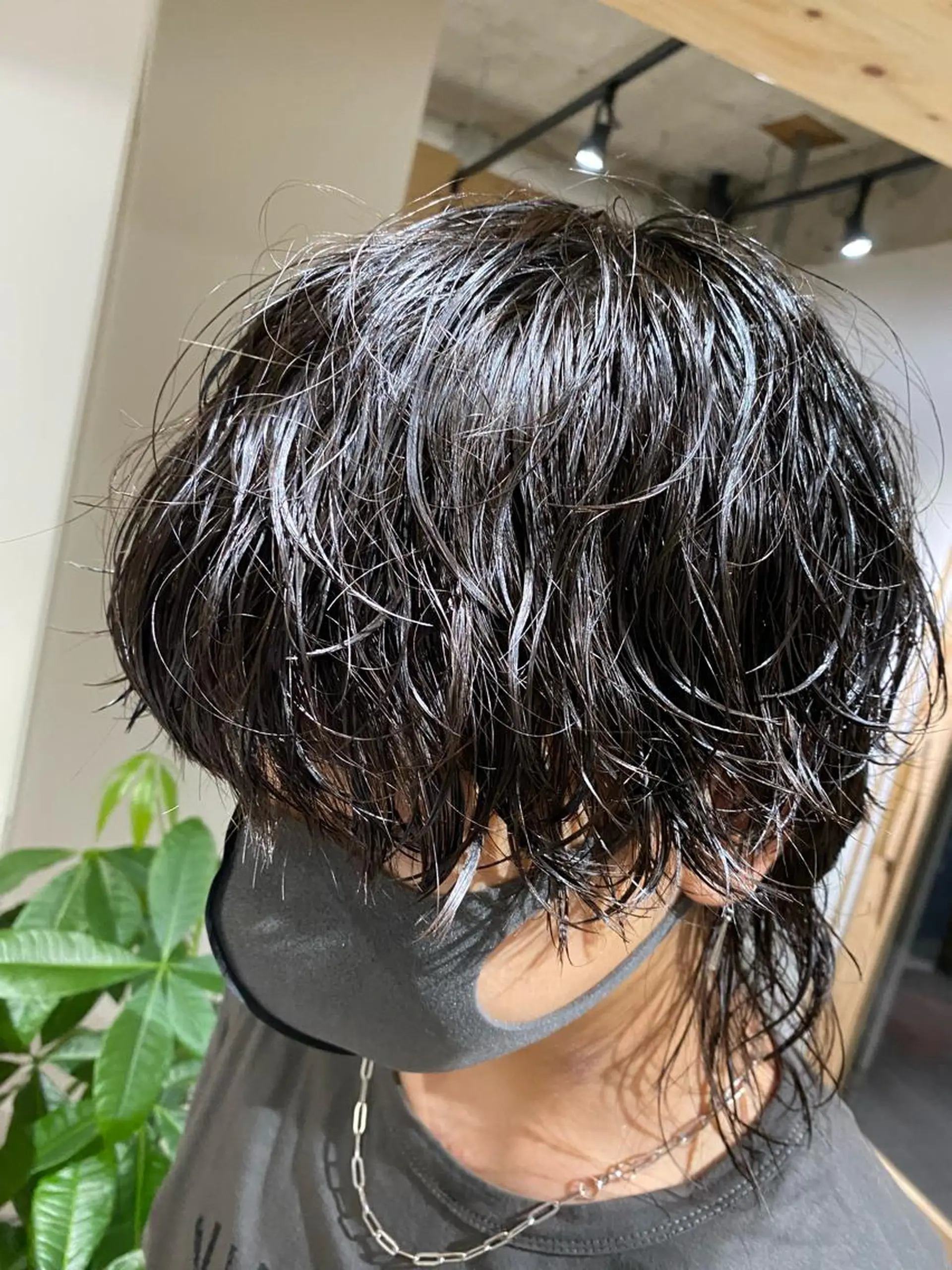 パーマ メンズ カット パーマ ヘアセット メンズブリーチカラー /パーマ ごーた立川のヘアスタイル