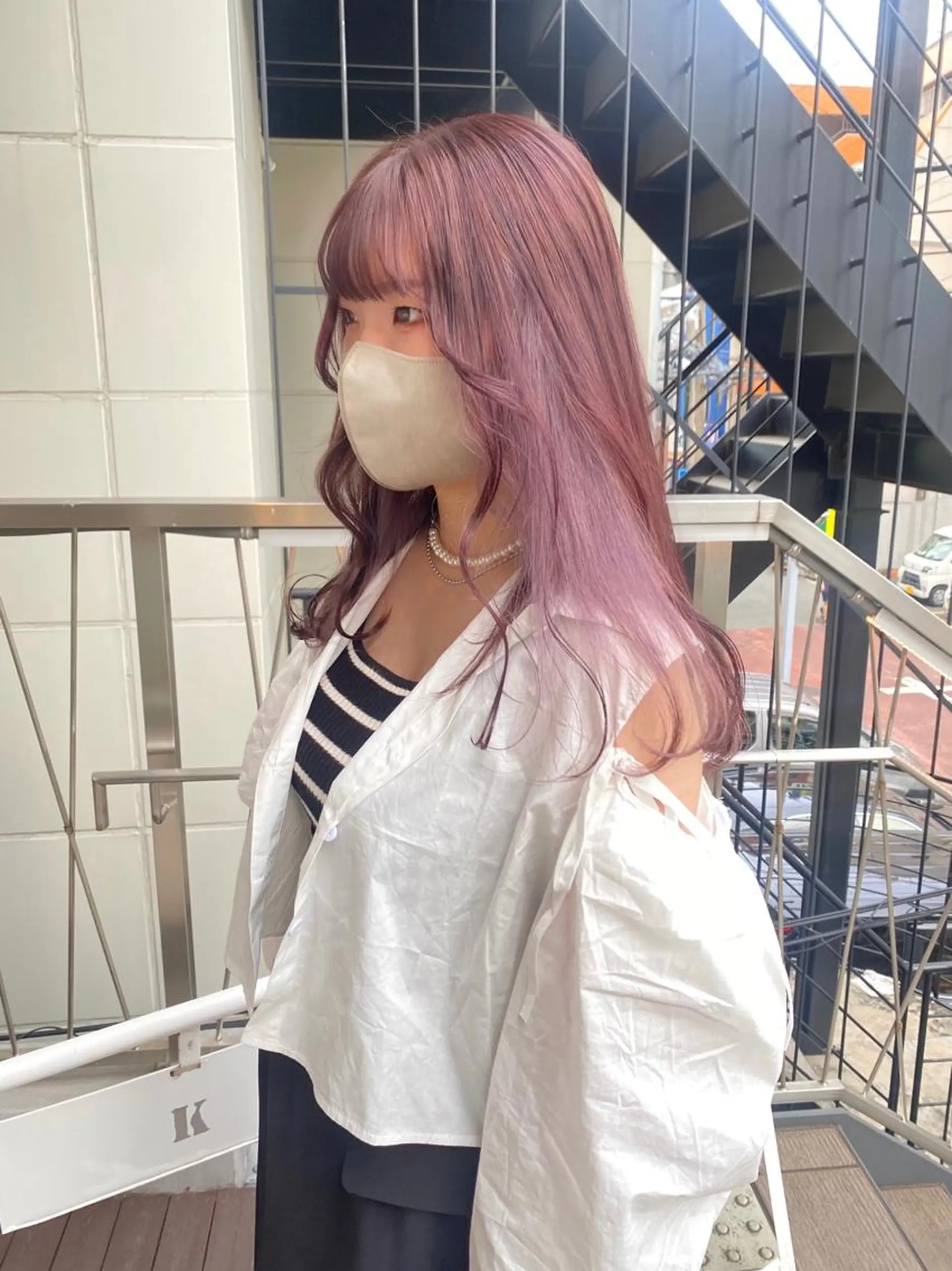 カラー ブリーチ 🌷柔らかクリーミー 🤍kirari🌷のヘアスタイル