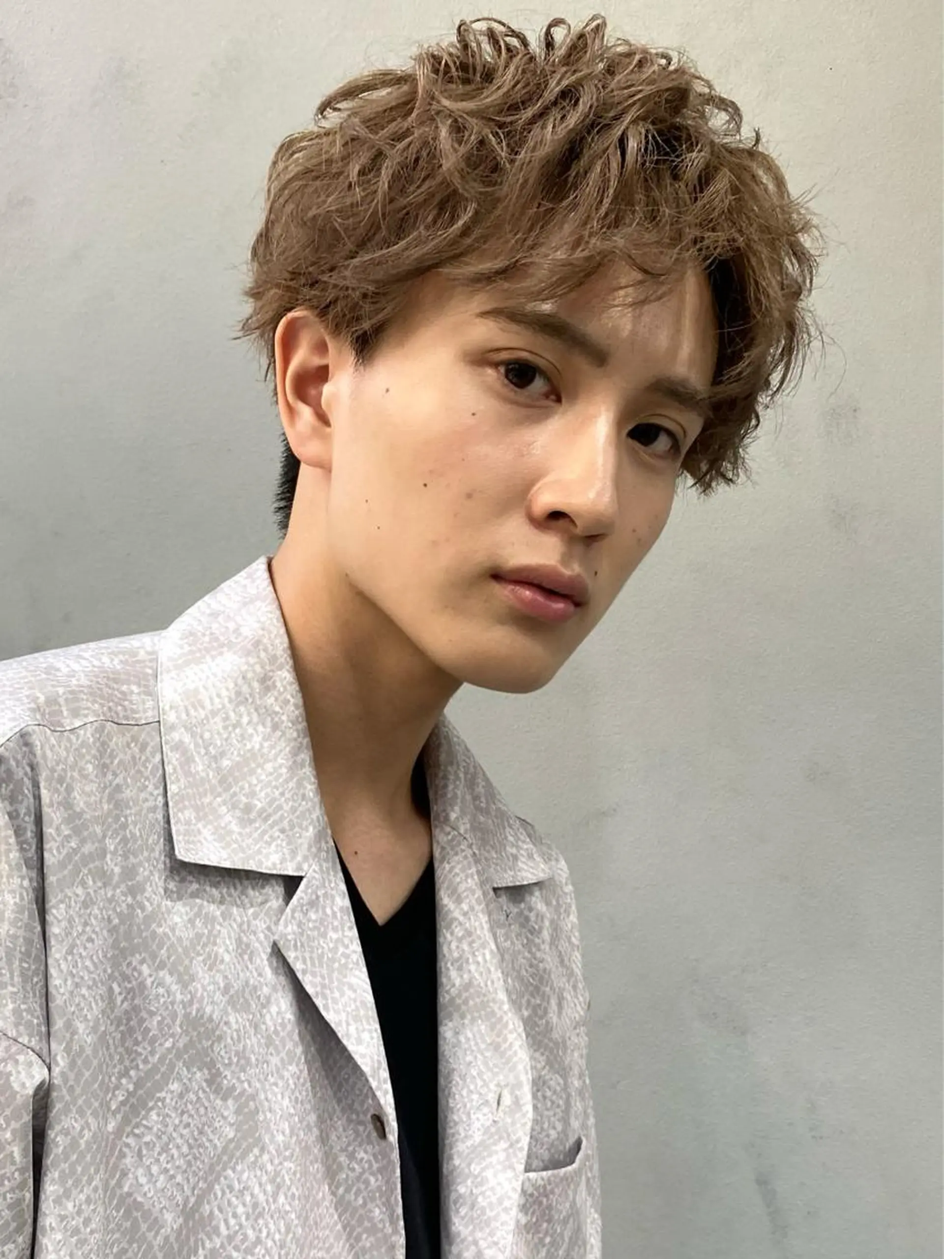 ショート メンズ カット センターパート ／植田のヘアスタイル