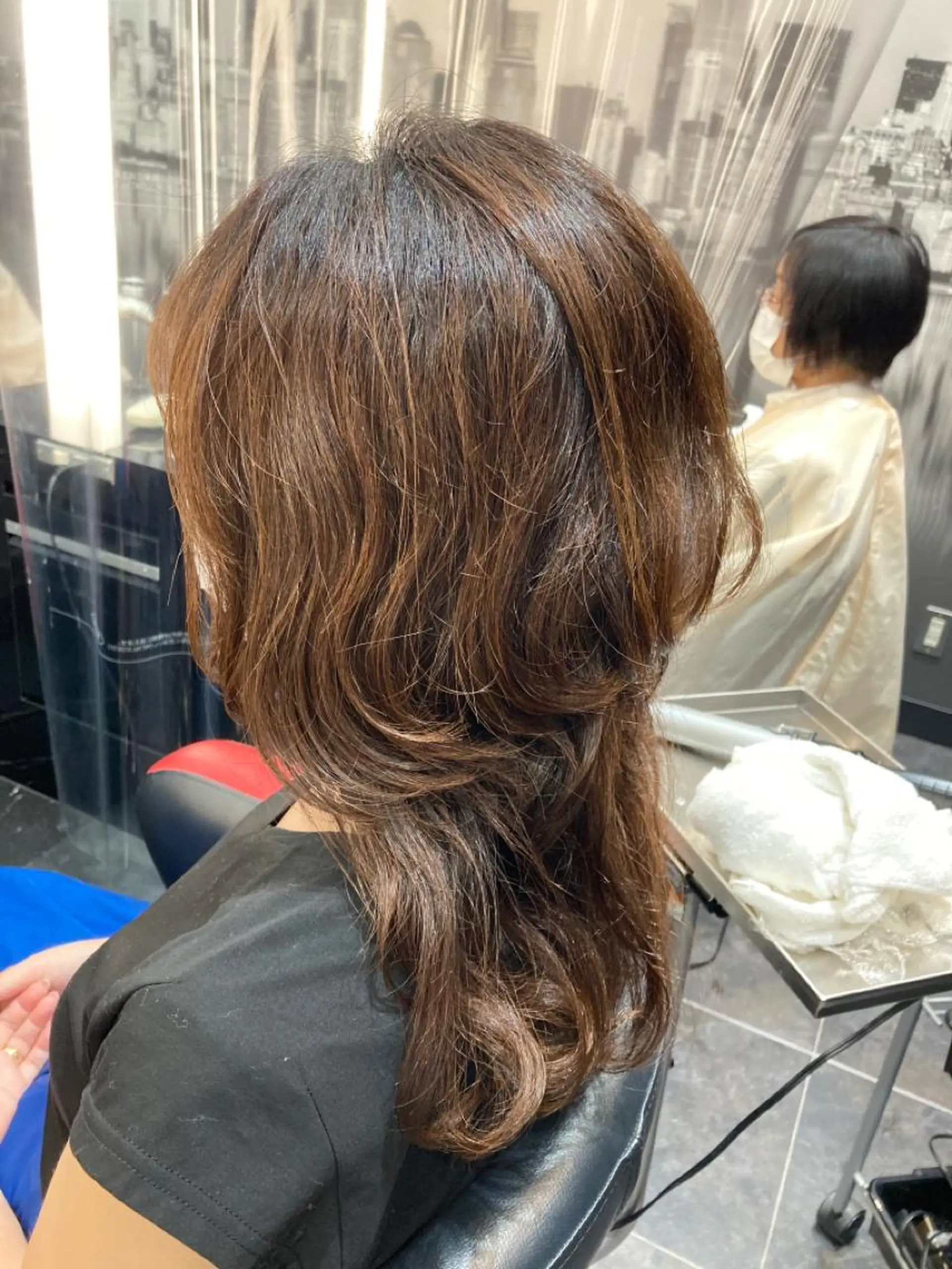 ロング パーマ Annon プライベートサロンのヘアスタイル