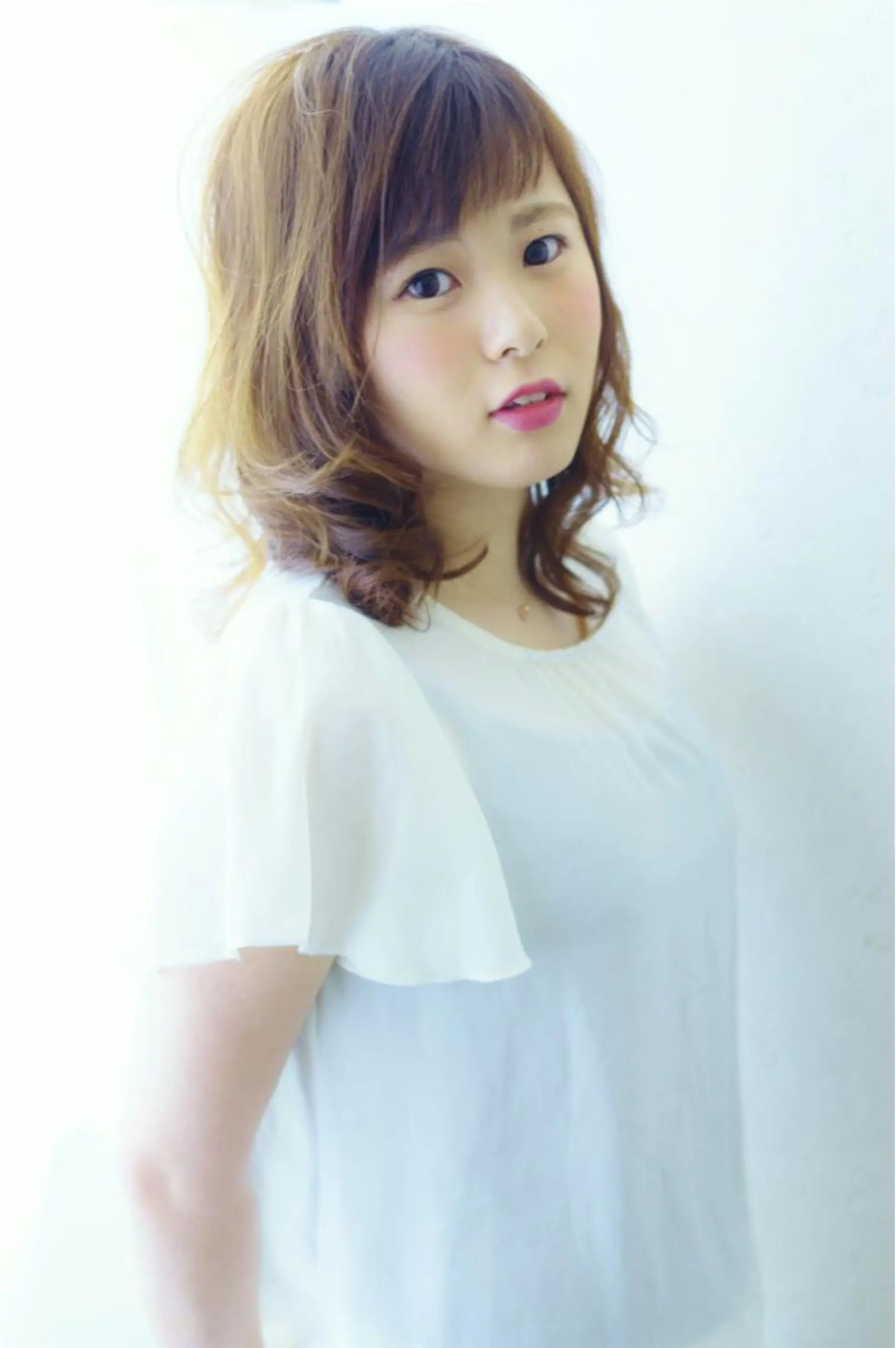 ミディアム カラー パーマ 💎髪質改善💎 デザイナーshinのヘアスタイル