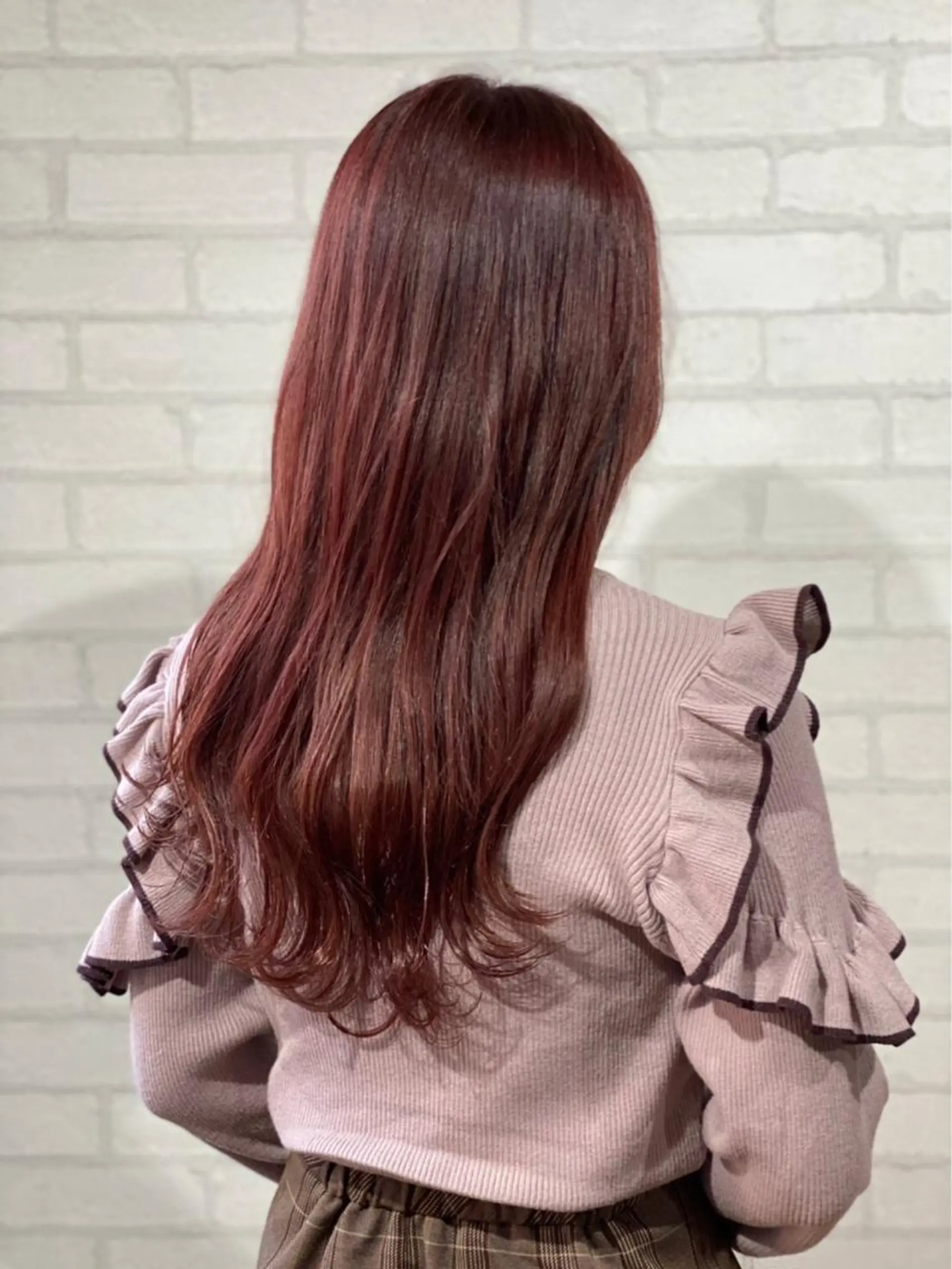 ロング カラー カット ヘアカラー 一戸 拓斗のヘアスタイル