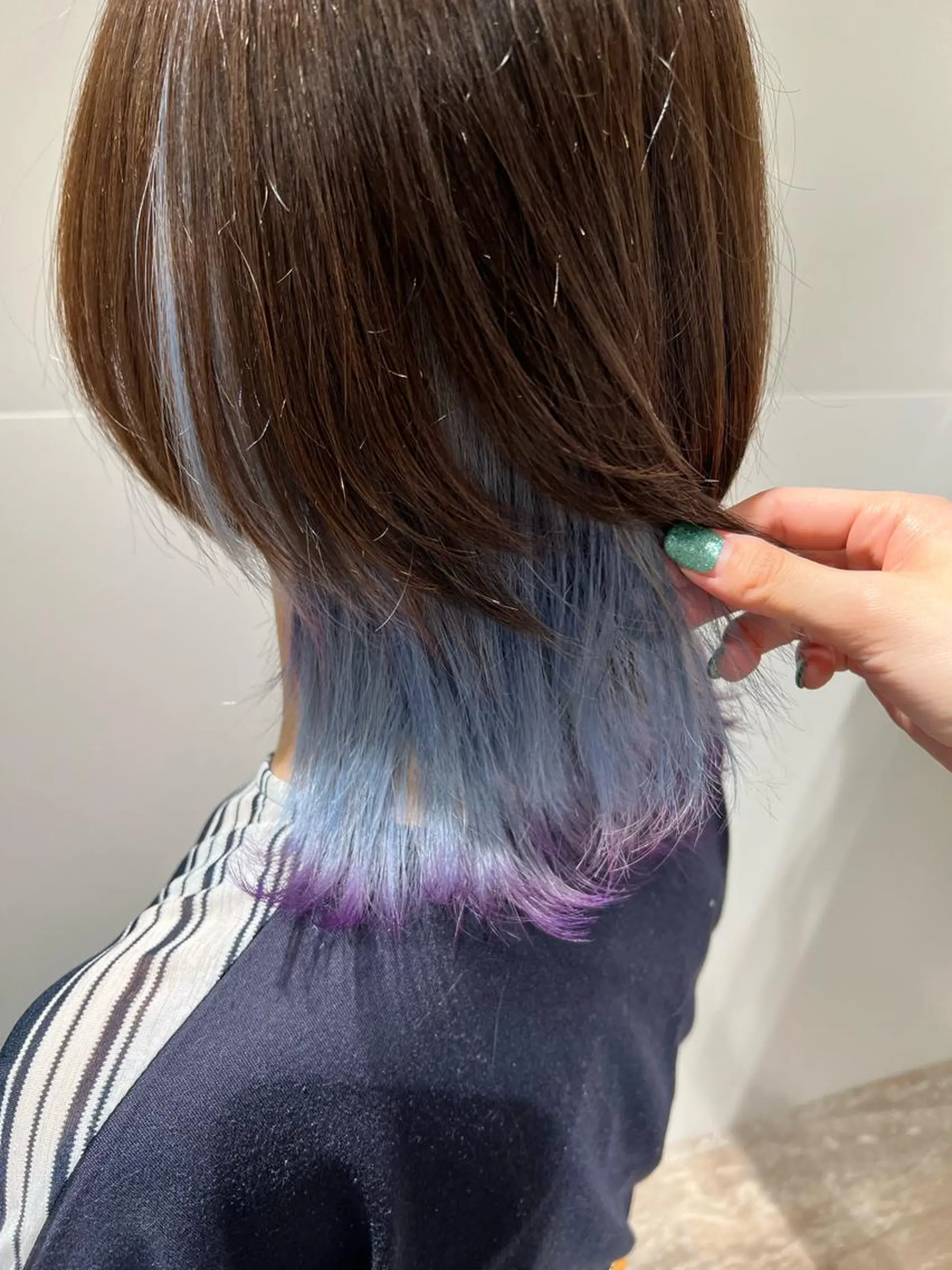 ミディアム カラー ヘアカラー 宮原 佳苗のヘアスタイル